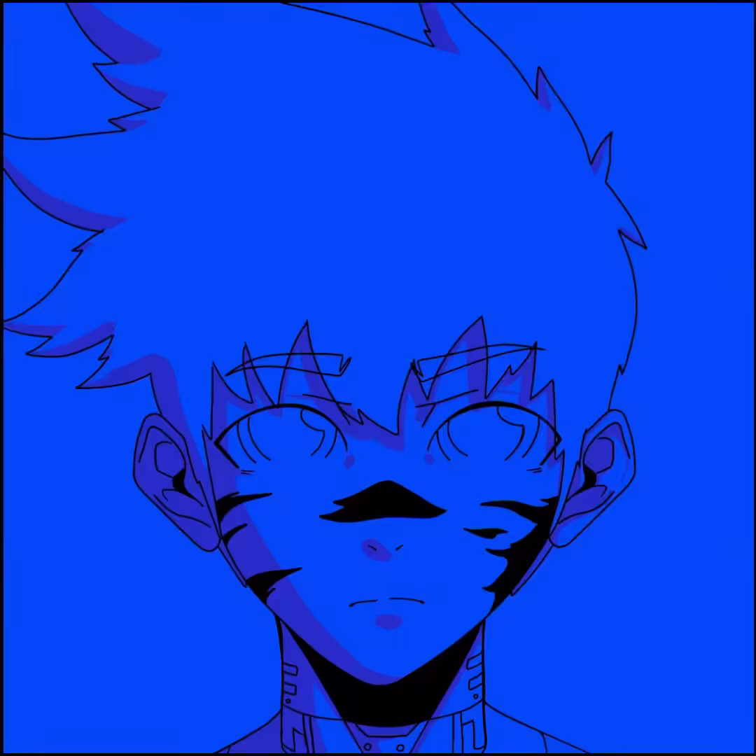 glitchboy: blue