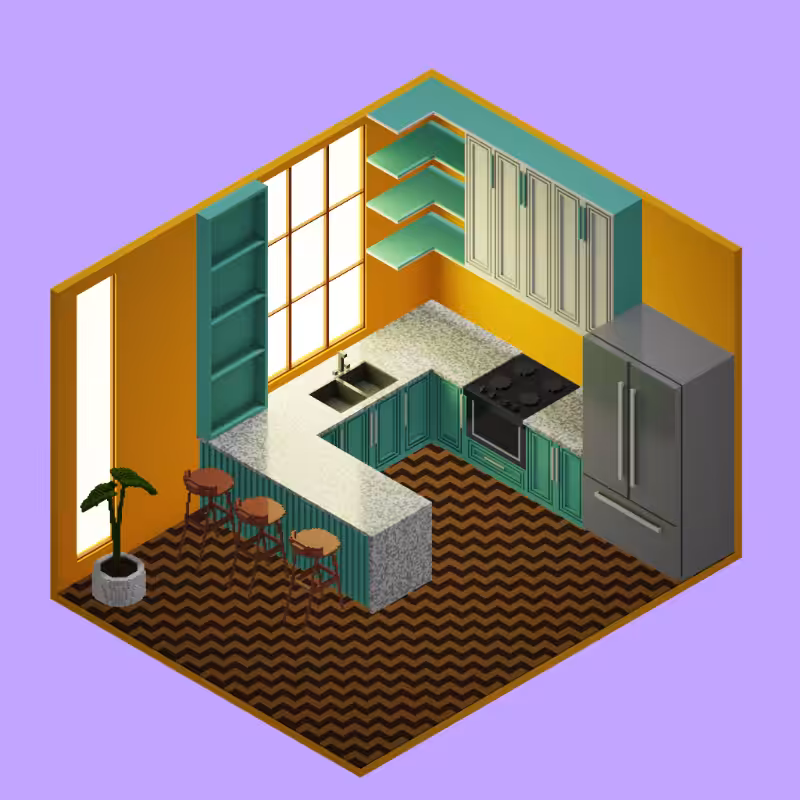 Isometric kitchen #48