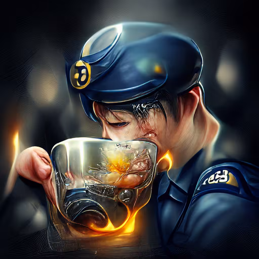 DRUNK POLICEMAN