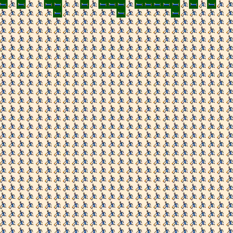 Elementary Cellular Emoji Automata #660