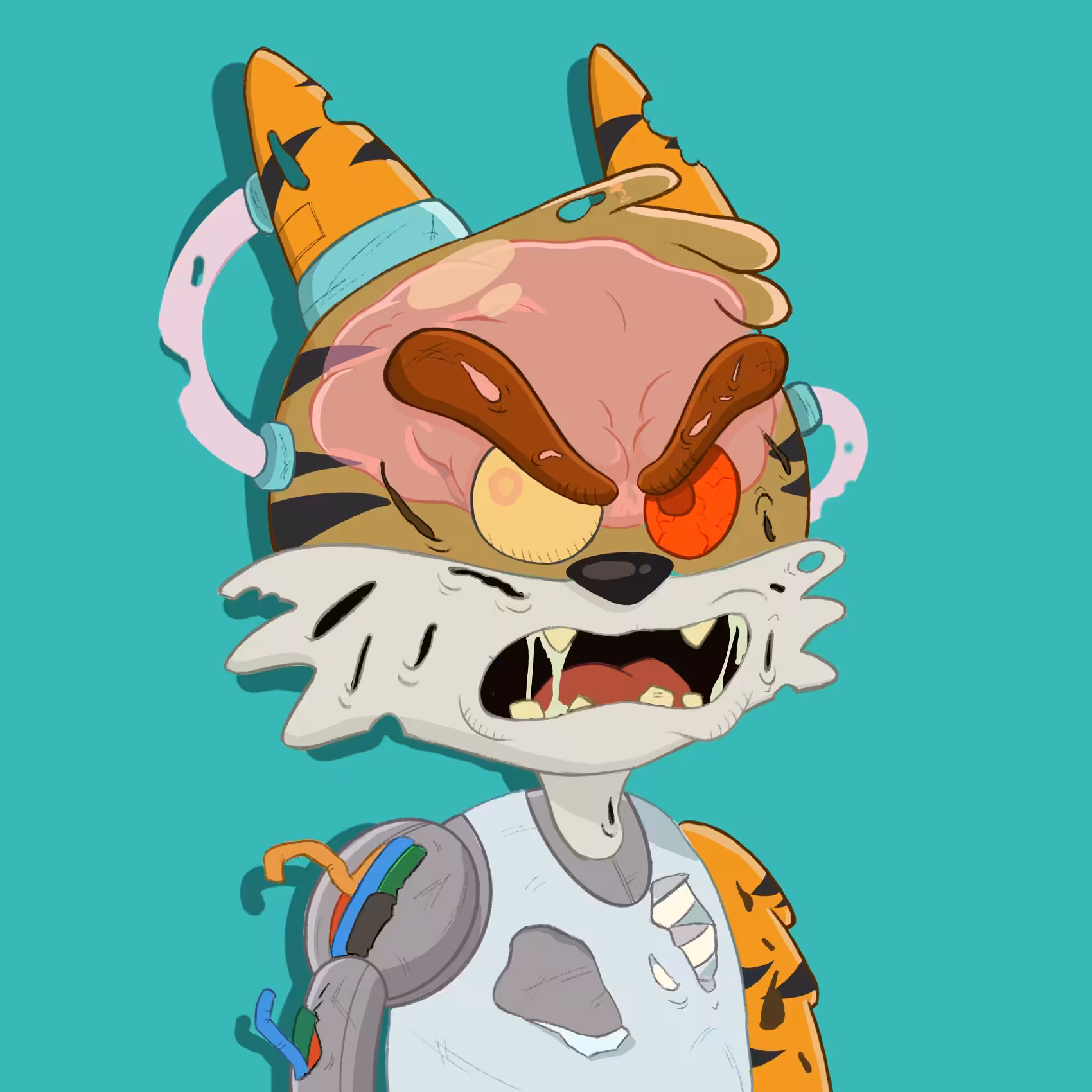 Cloned Cranium Cat Club Zombie 1