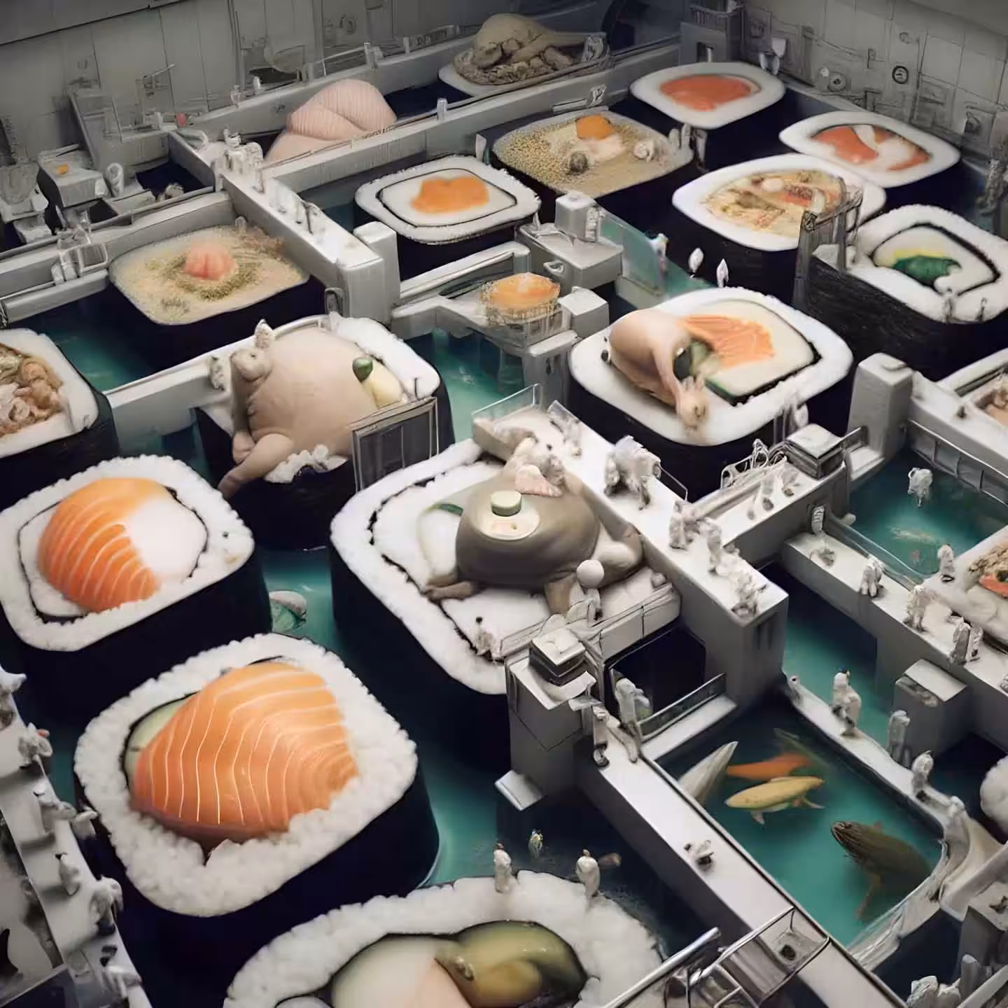 Niceaunties - Sushi Friends: Auntie’s Factory Part B