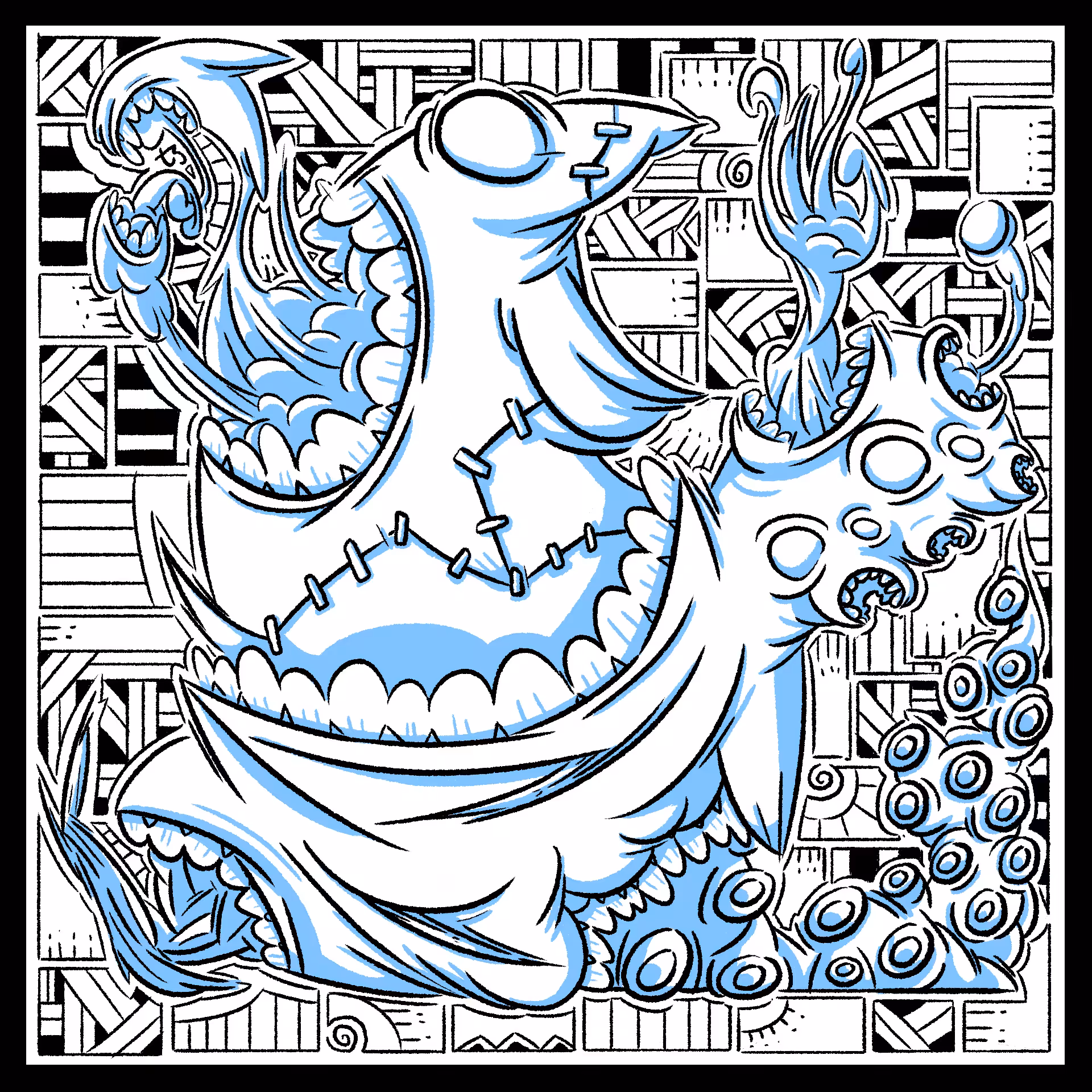 Creature 032 LineArt