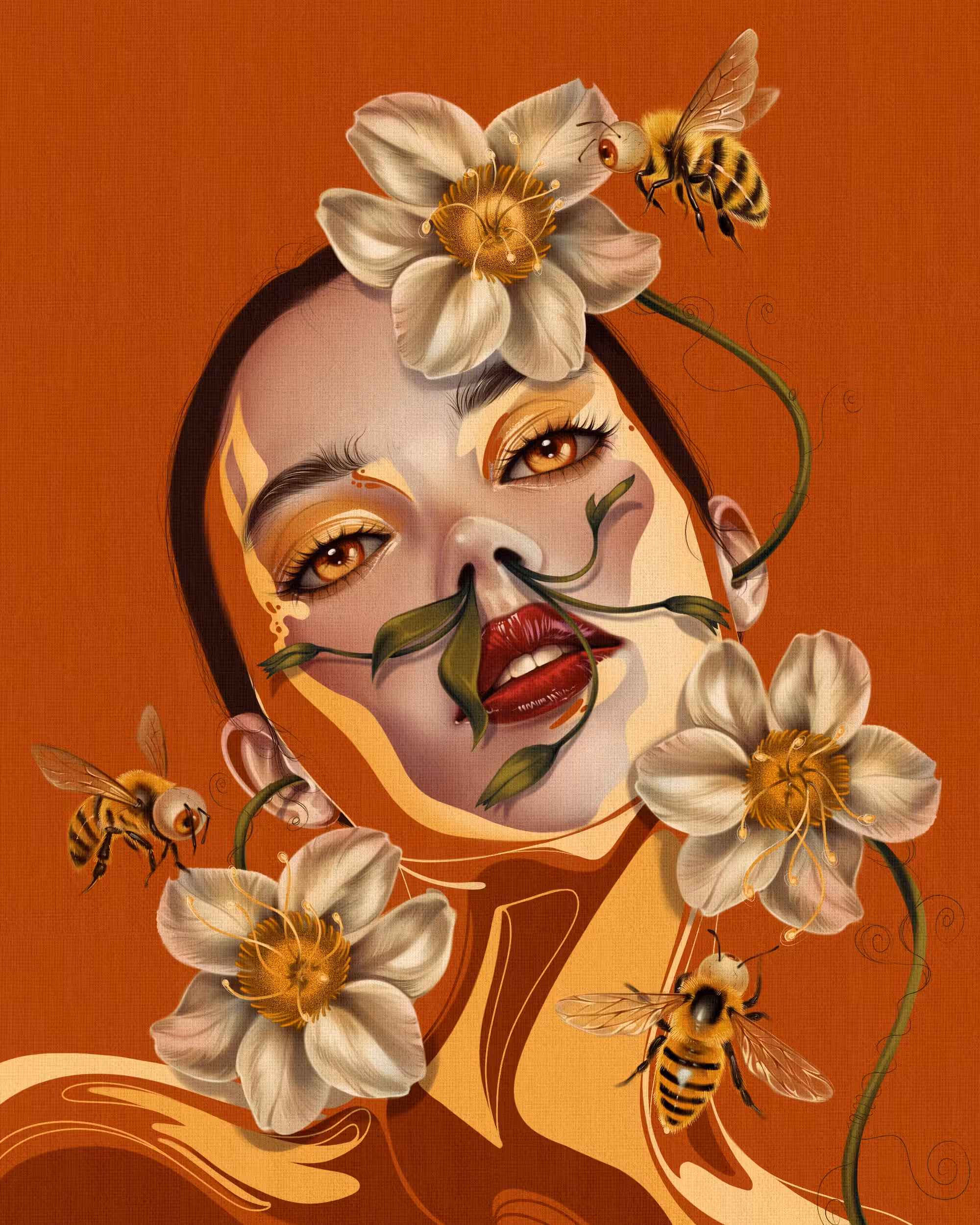 Floral Breath and the Gaze of the Bee