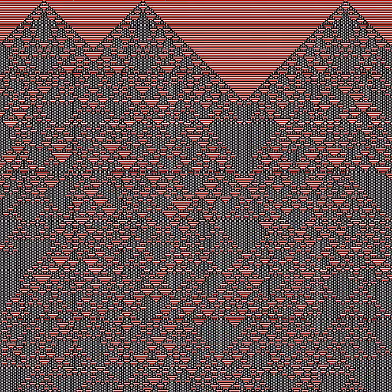 Totalistic Cellular Automata #254