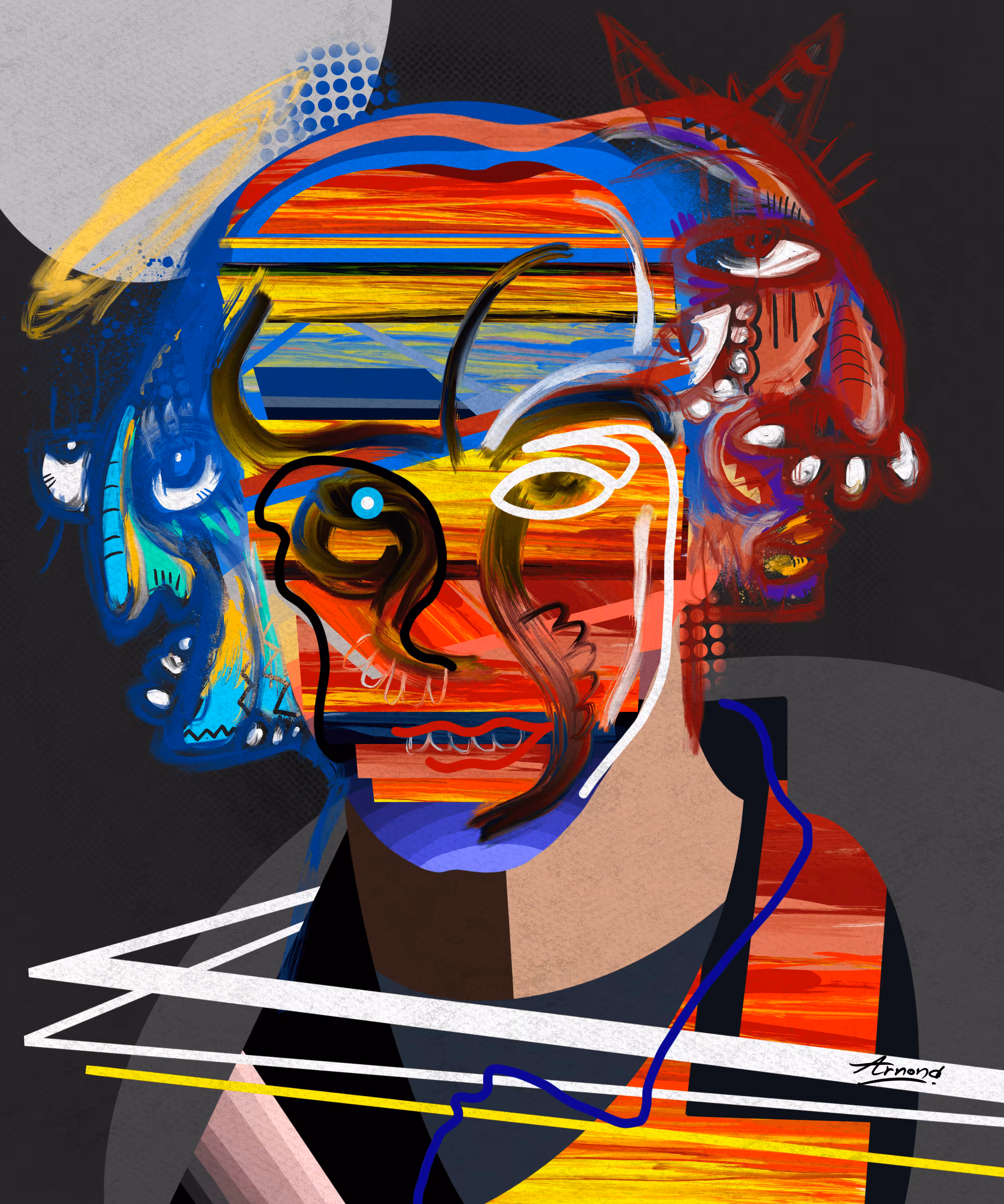 in conflicting ideas
