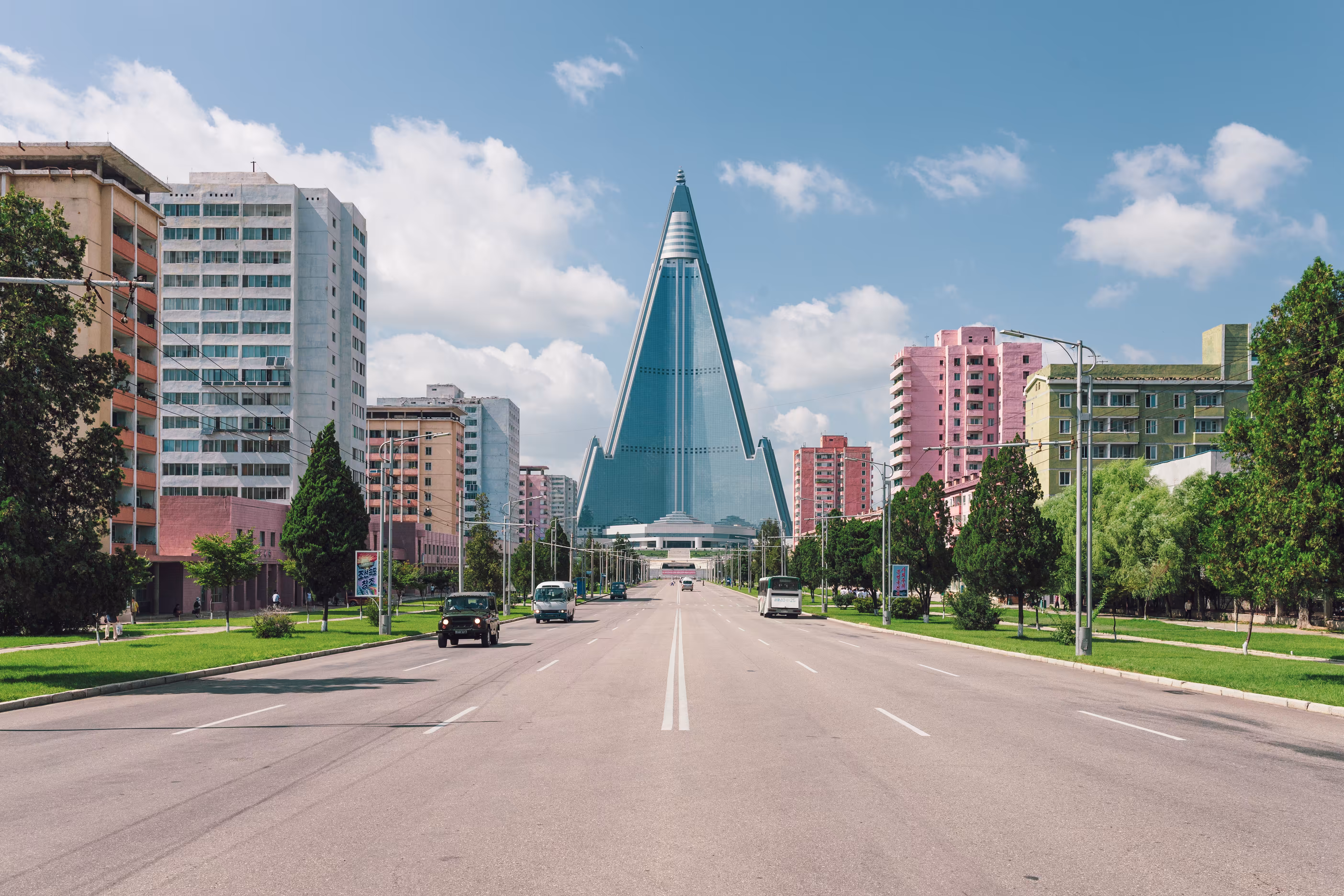 Ryugyong Hotel in North Korea