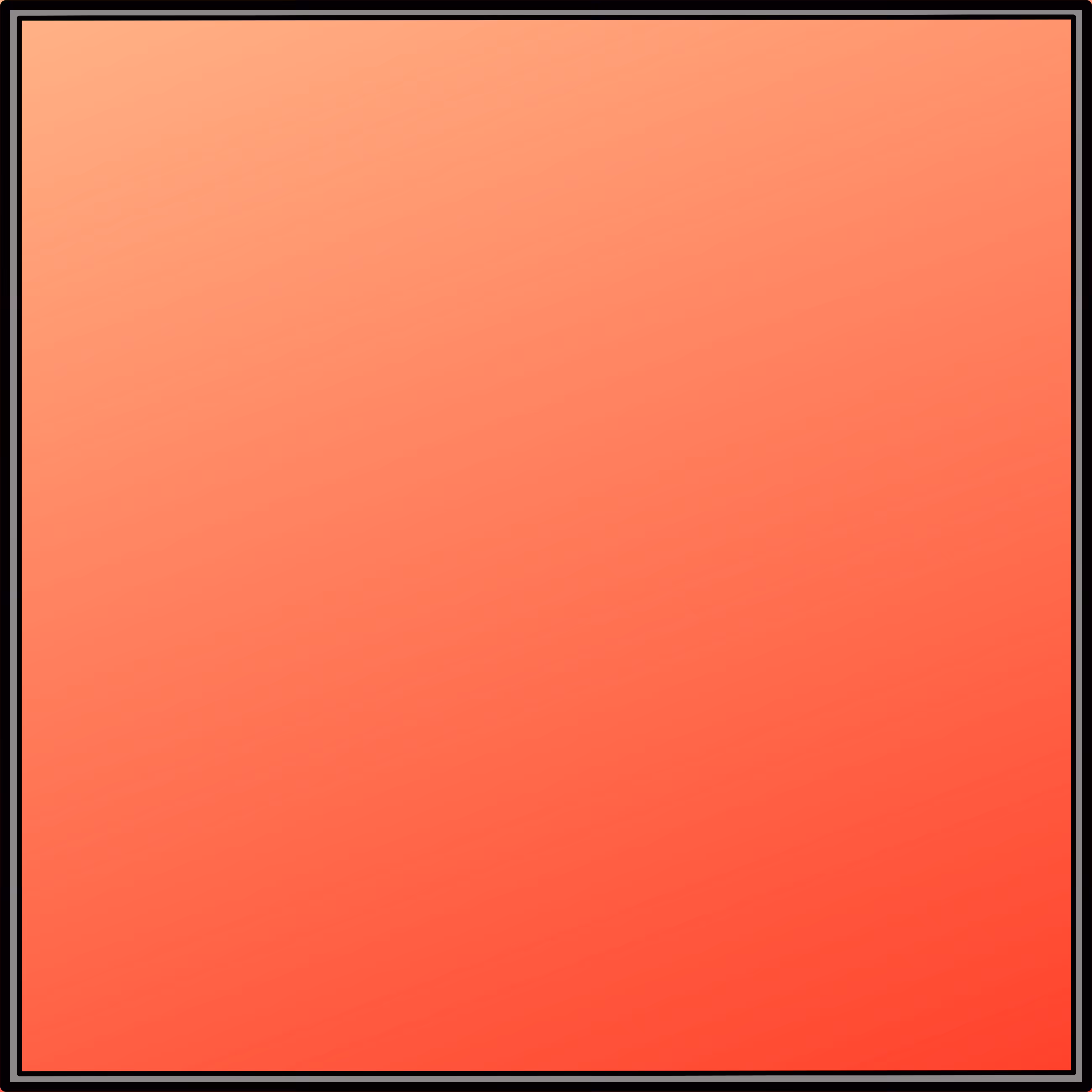 Phil-Base-FND: Color Field #6: orange over red