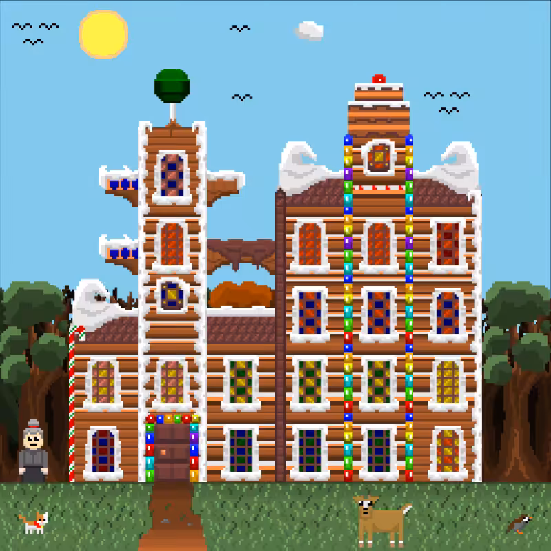 2D Mansion Candy House #5