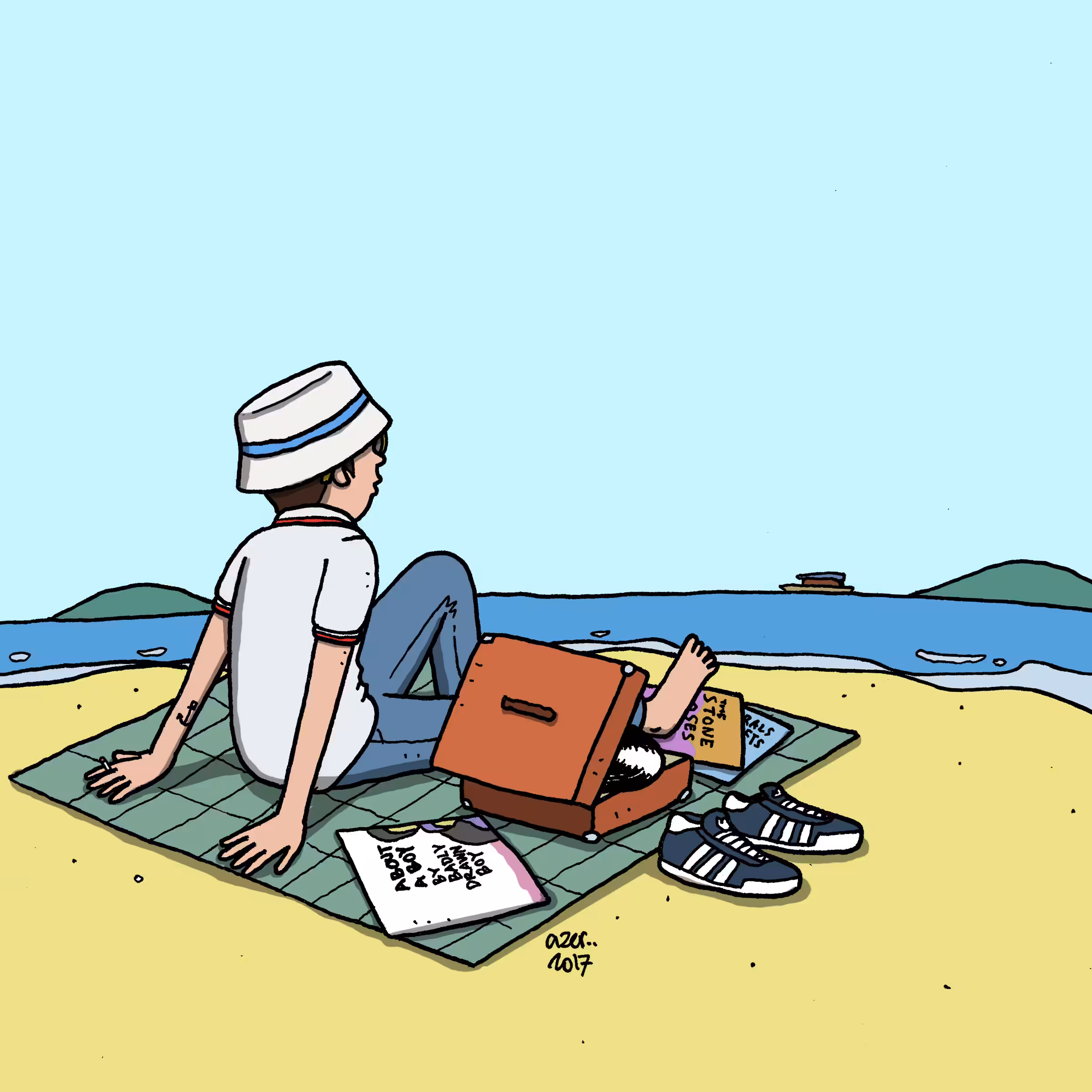 Beach.