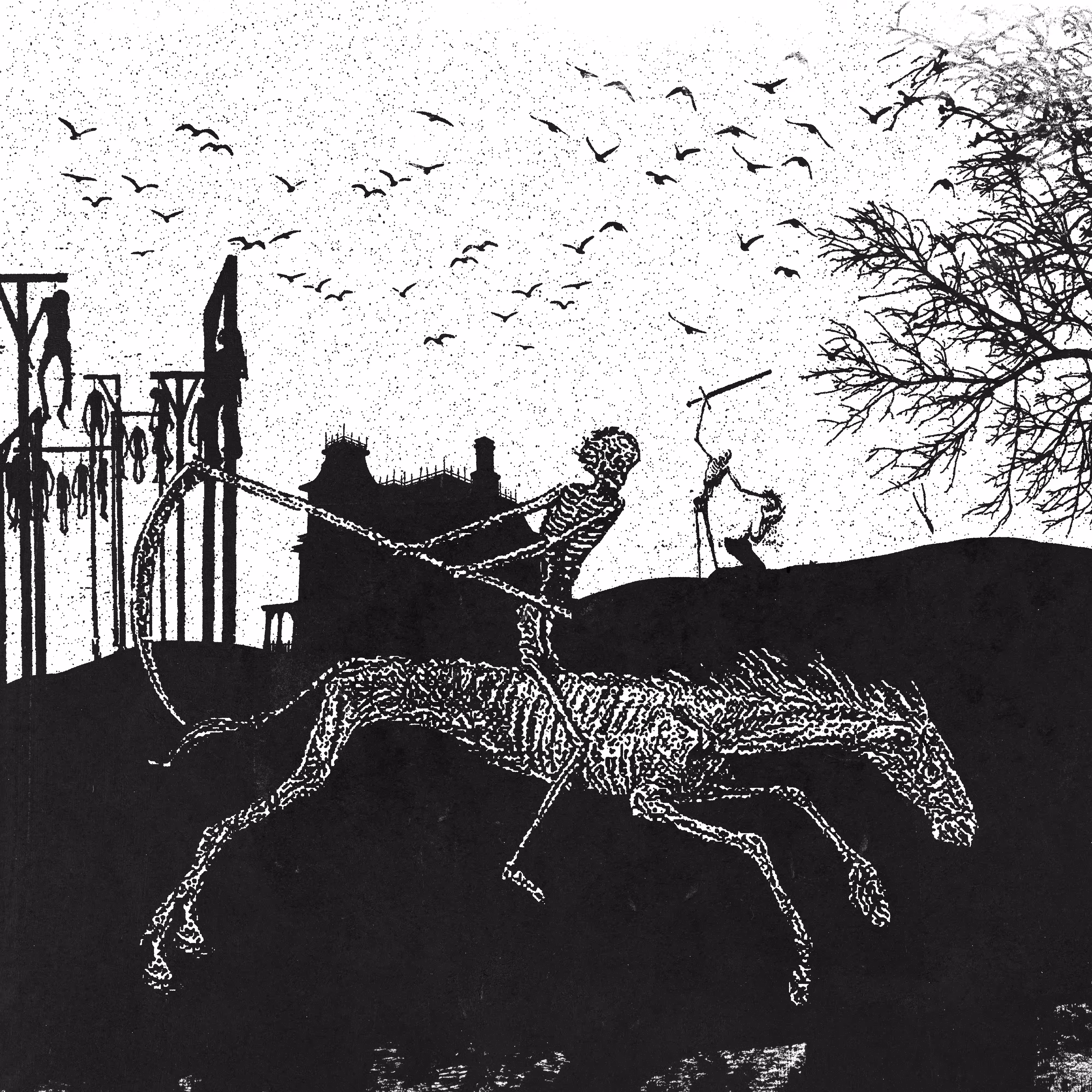 The silhouette of Death 