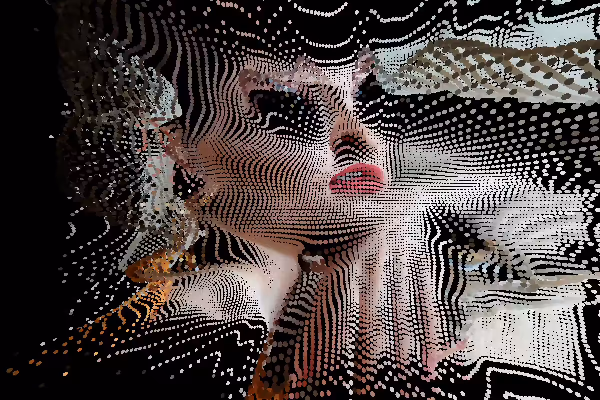 Glamour ~ glitch 3D