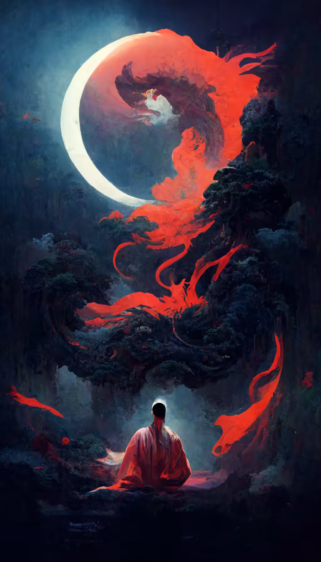 Drinking Alone By Moonlight 2