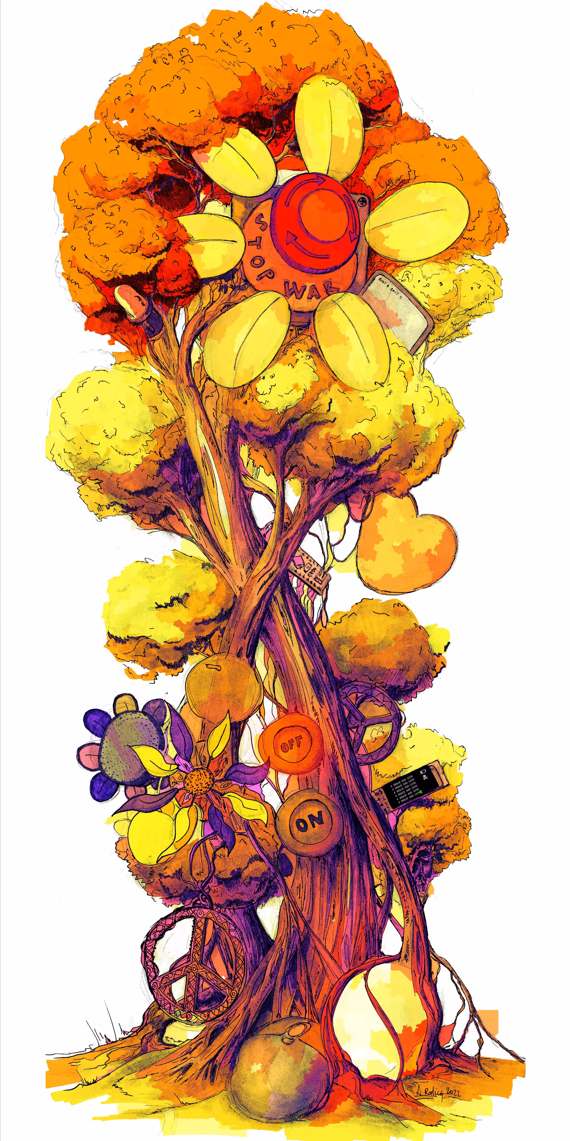 Tree 0024 : Peace & Love 