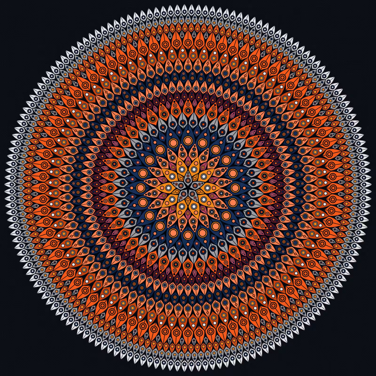 The Owl Mandala #10