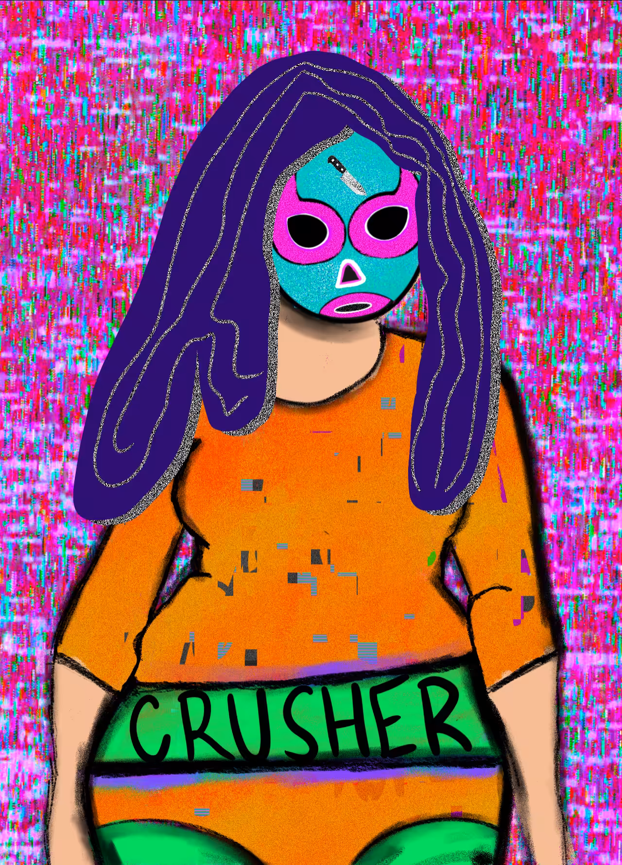 NFT luchadora #27