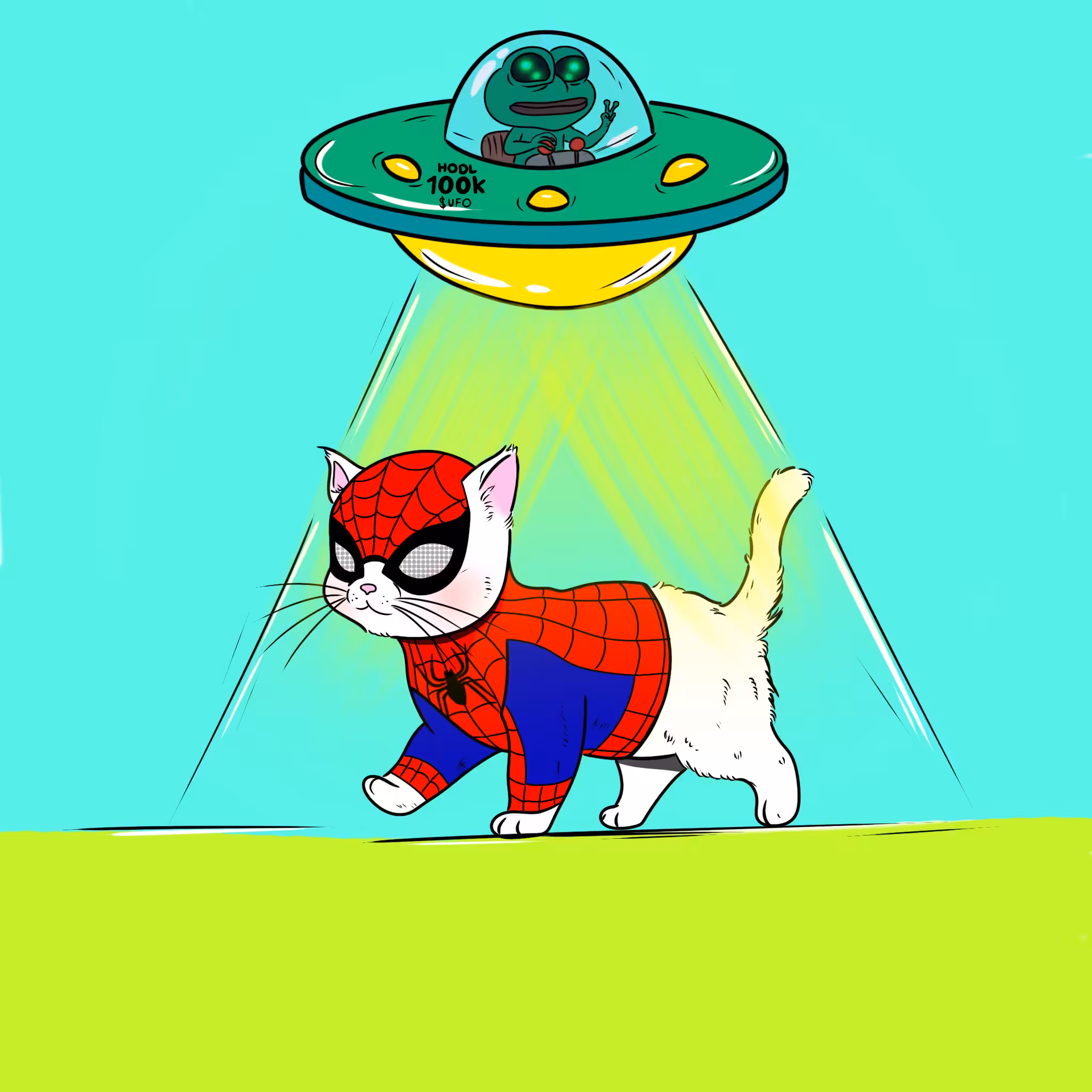 Take the hero cat