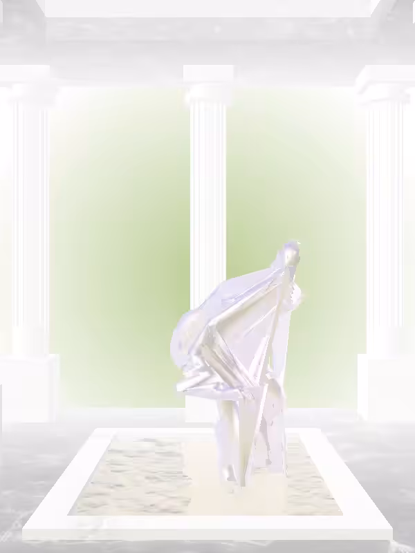 HeavenComputer: The Sneaky Shimmery Violet Garden Woman #3498