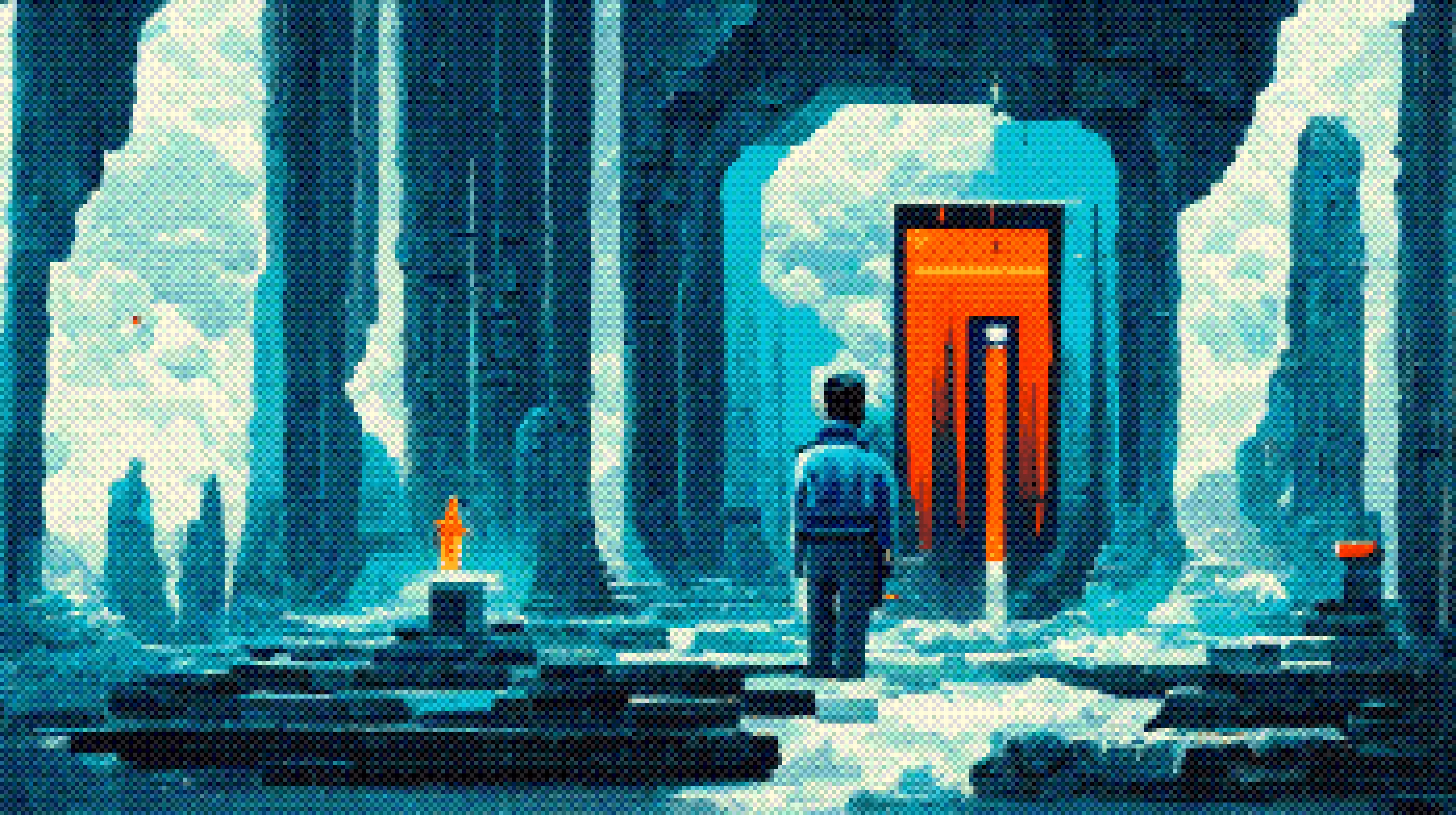 Pseudo pixels - Portal 2.