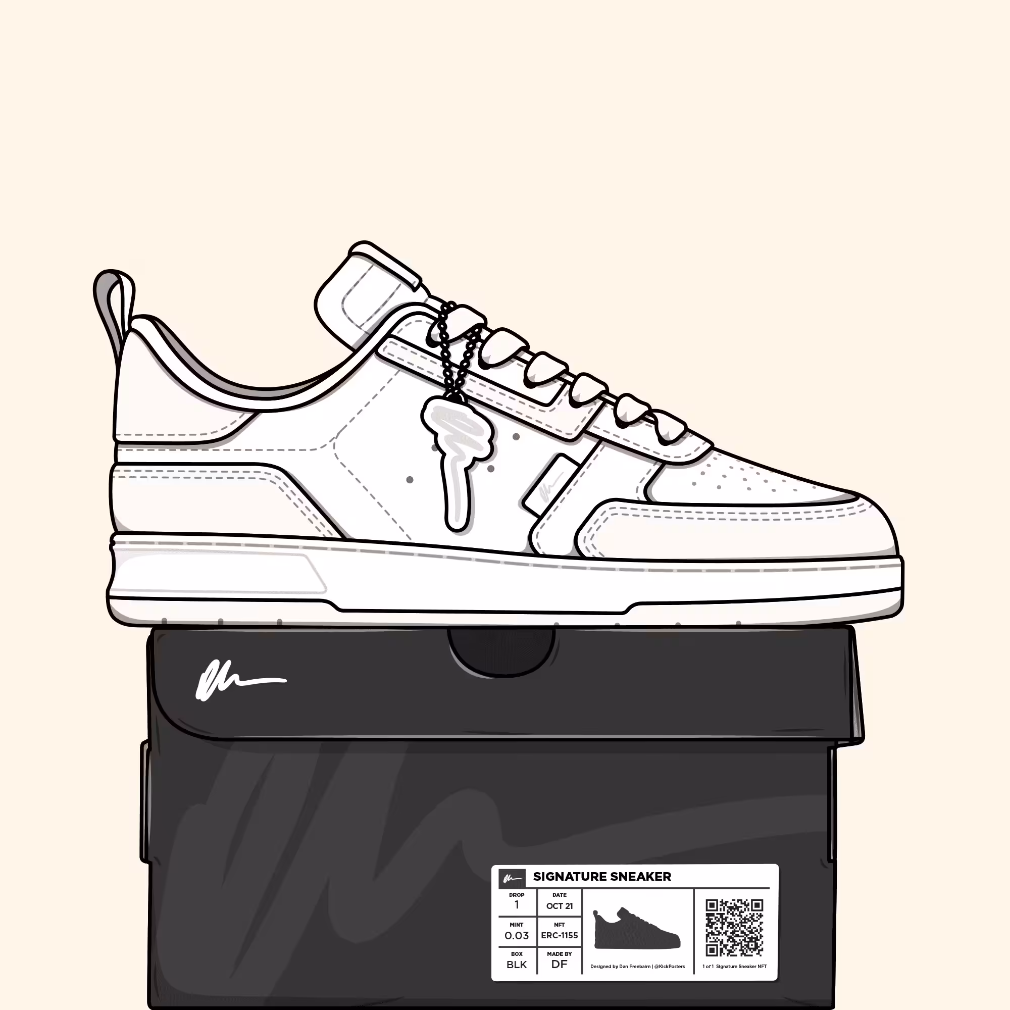 Signature Sneaker 'Triple White' - #020
