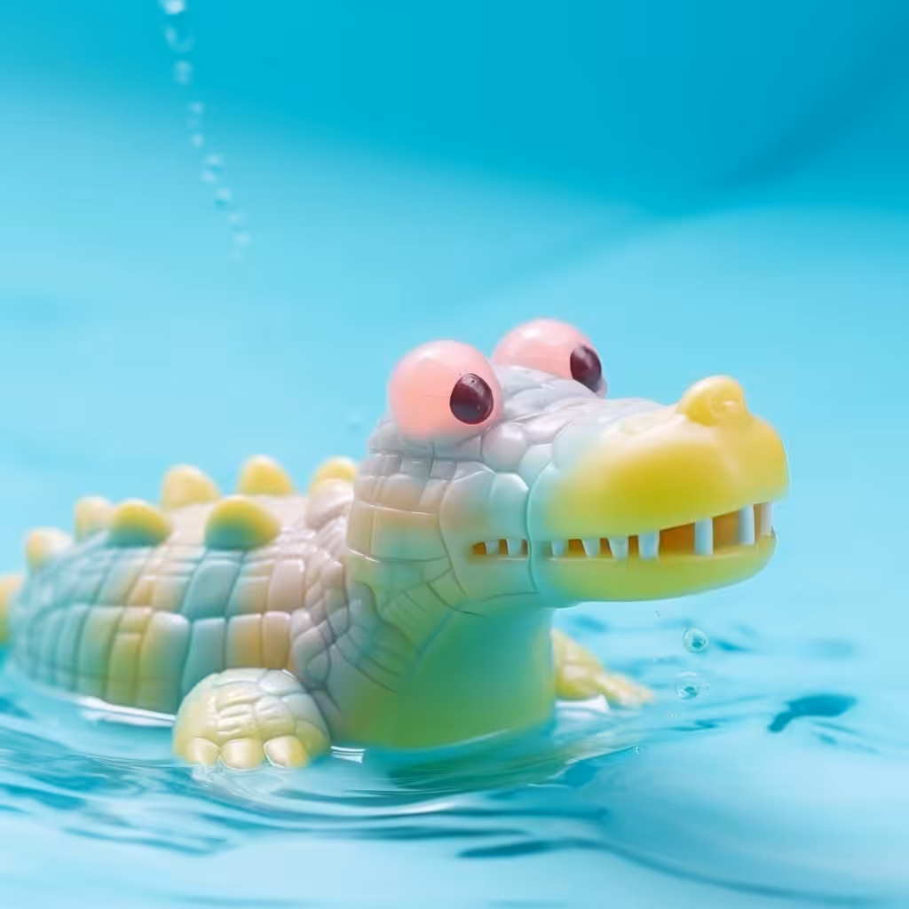 Cute toy  crocodile