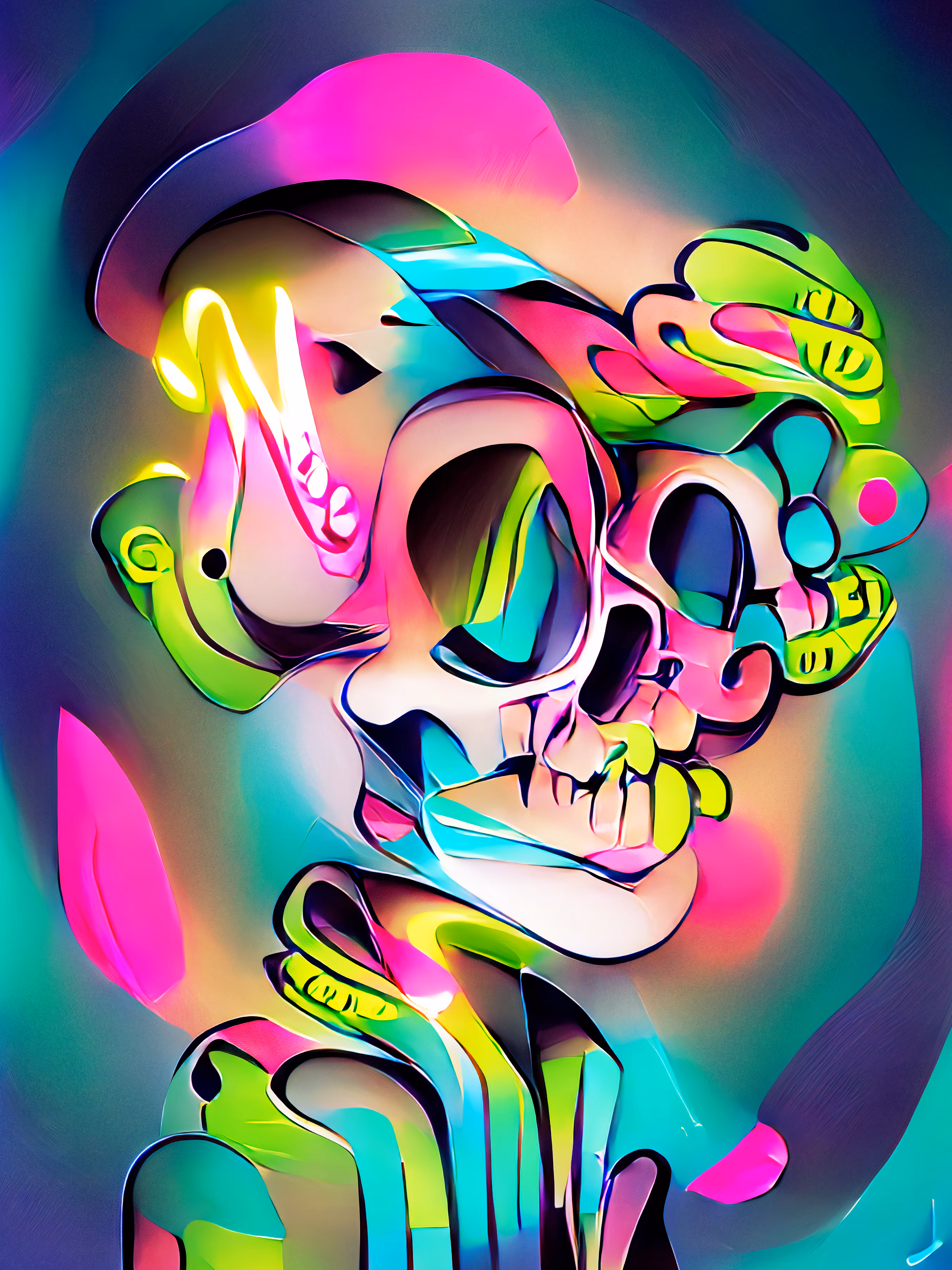 AI-GRAFFITI-SKULL-007