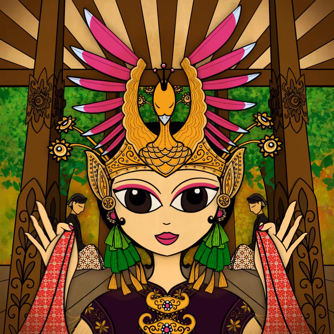 An Indonesian Girl: Tari Golek Ayun-ayun from Yogyakarta