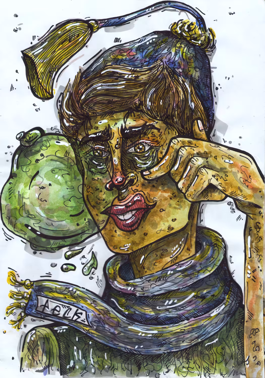 Snot bubble