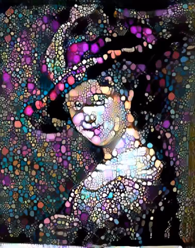 Space-time Sculpture of Saskia