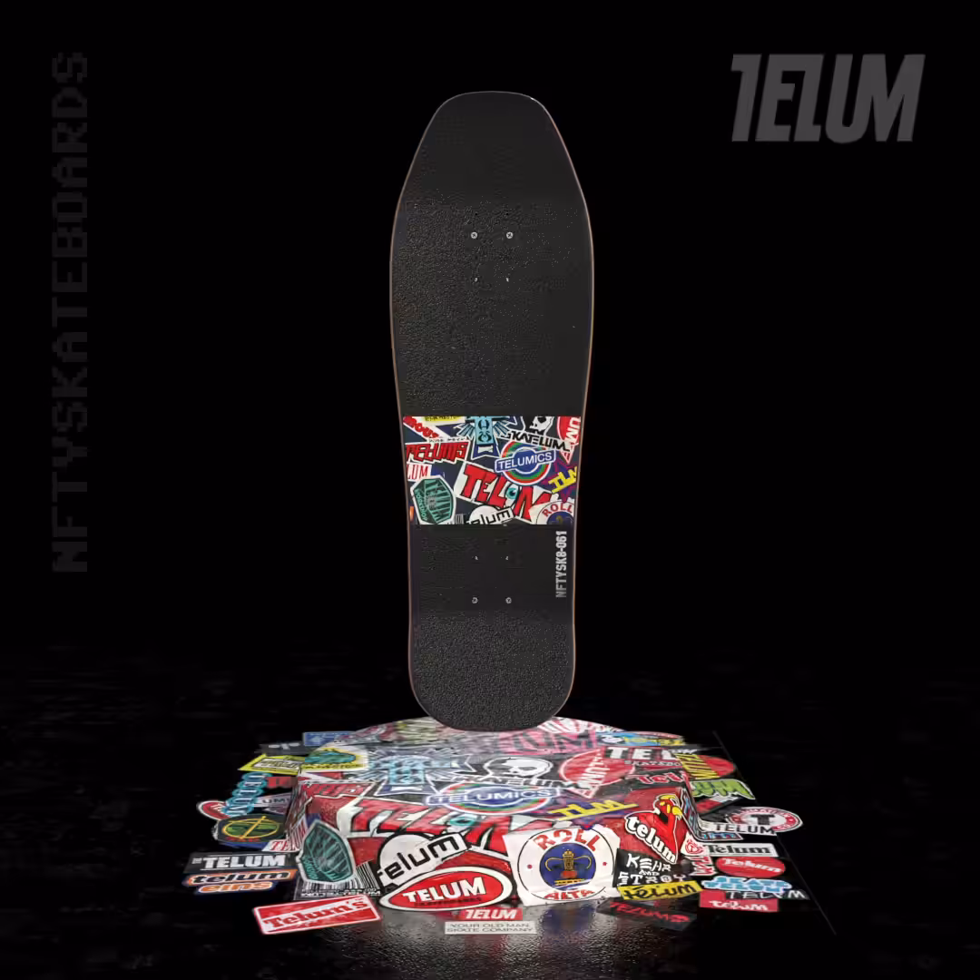 nftyskateboards NFT#061 - Telum Skateboards "Your Fav 80s Brand"