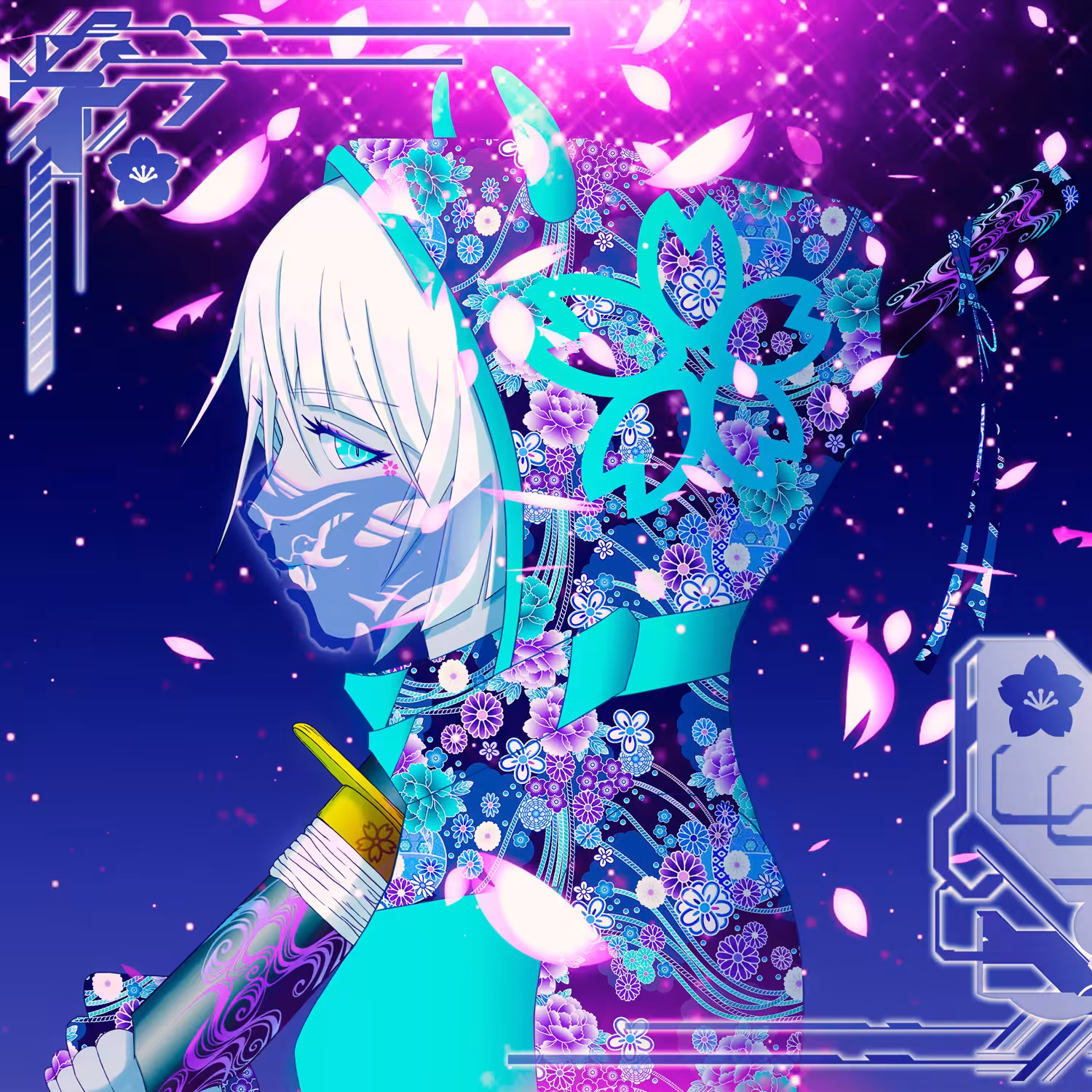 夜桜：Yozakura