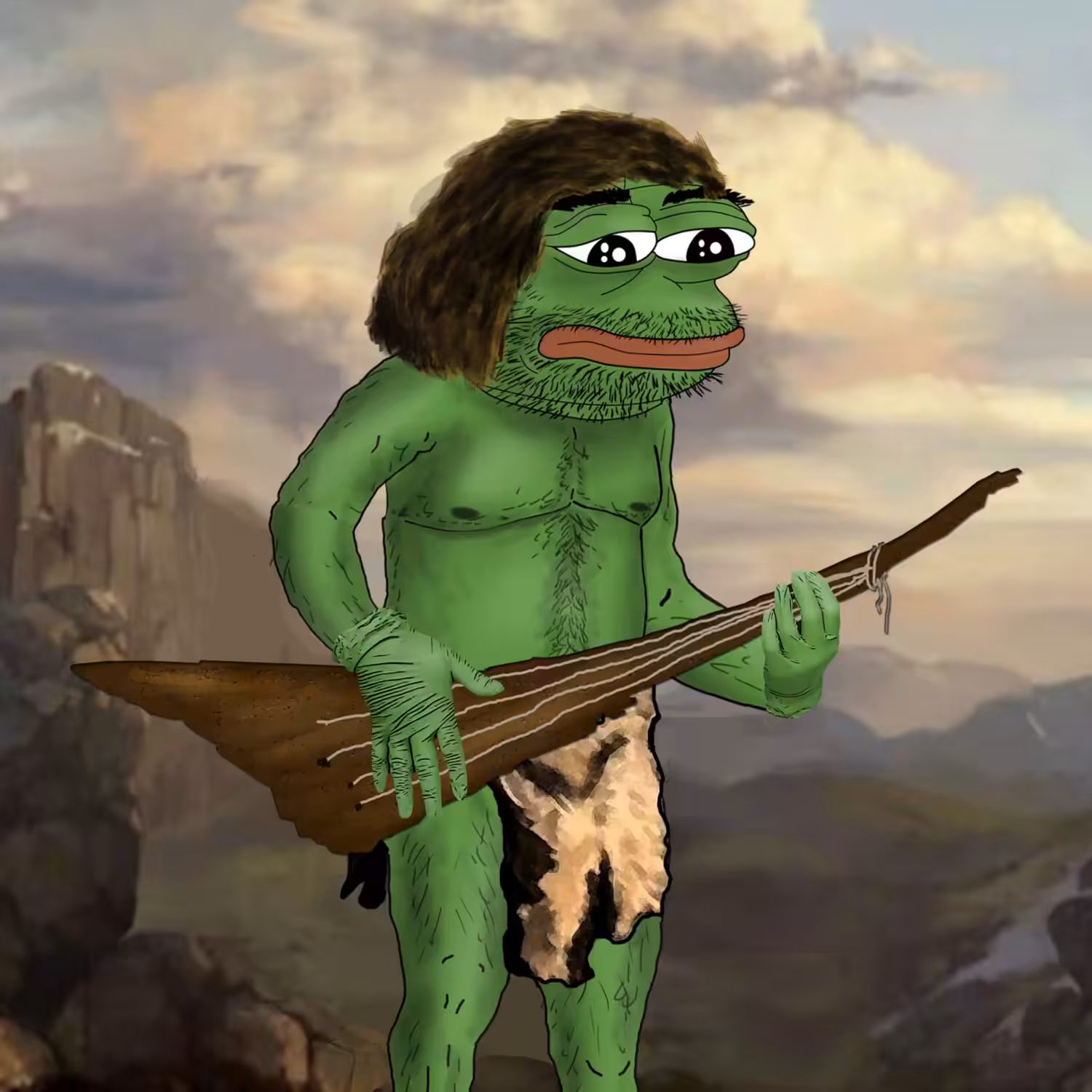 Pepe's first guitar