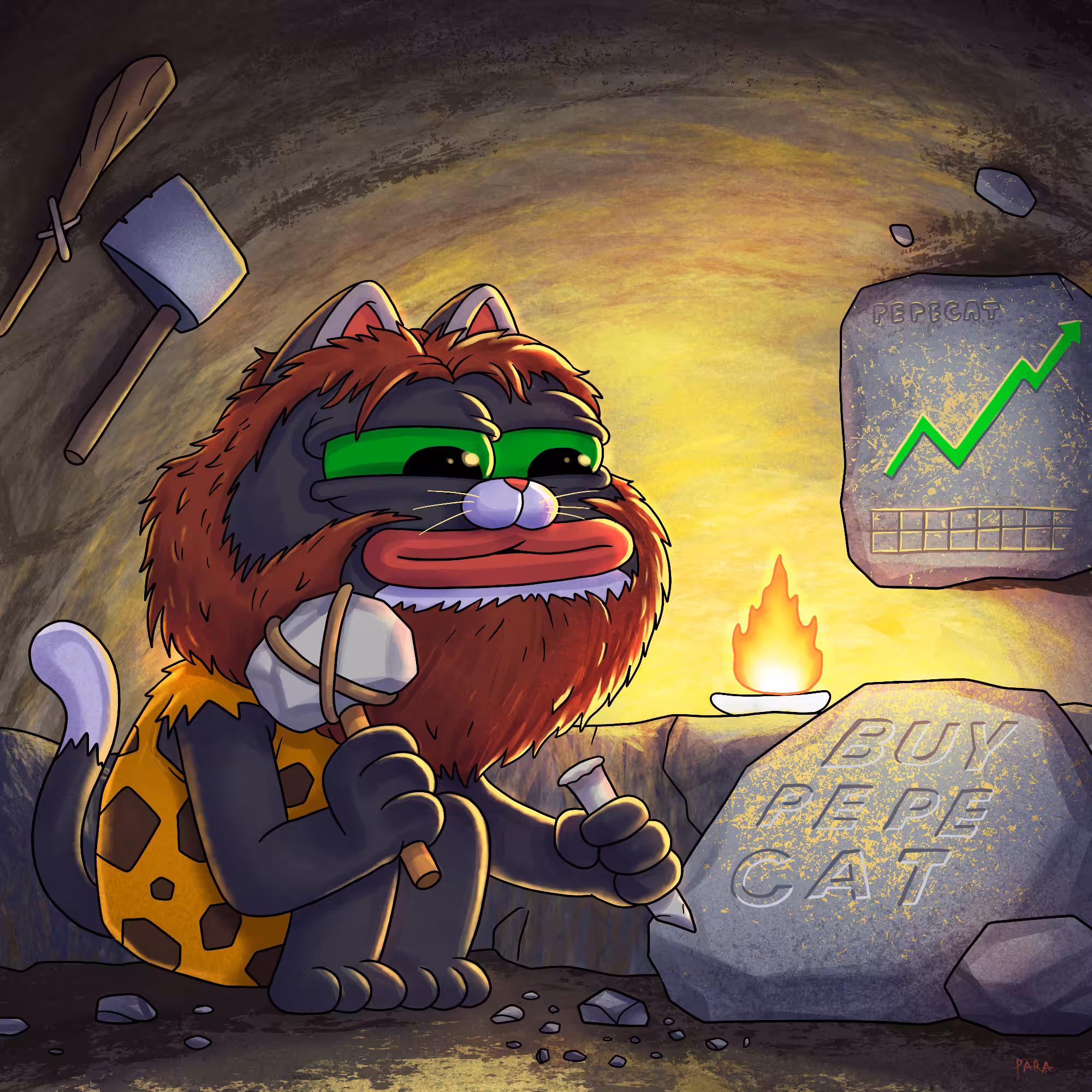 Pepecat Stone Age