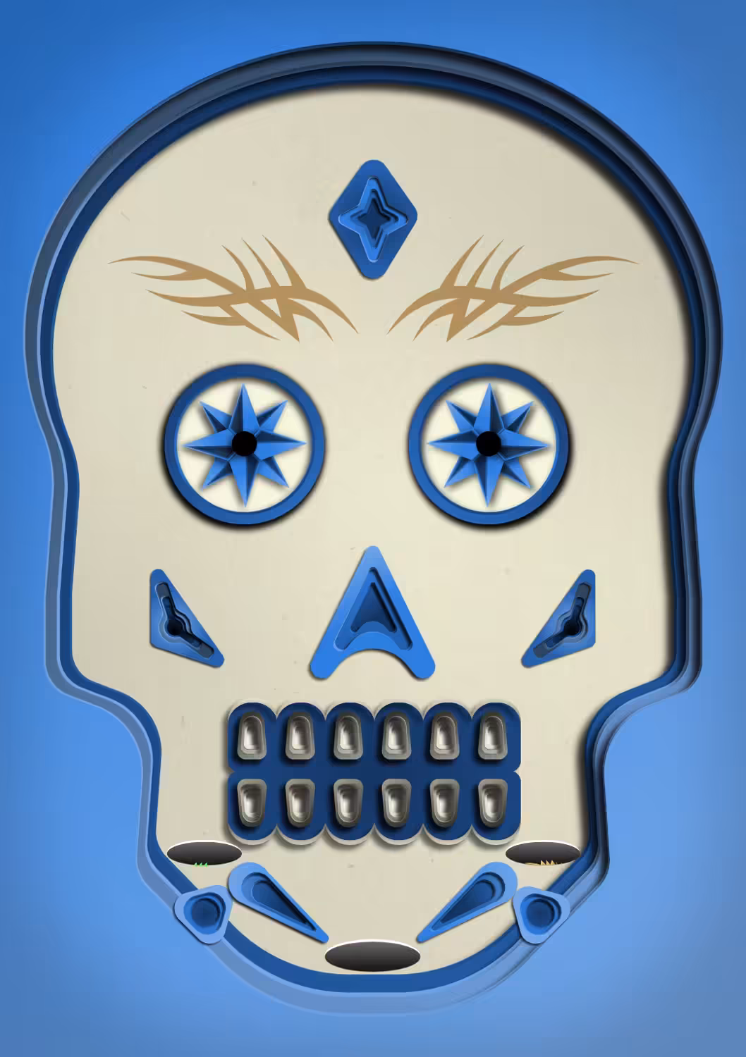 Punk Skull Ball