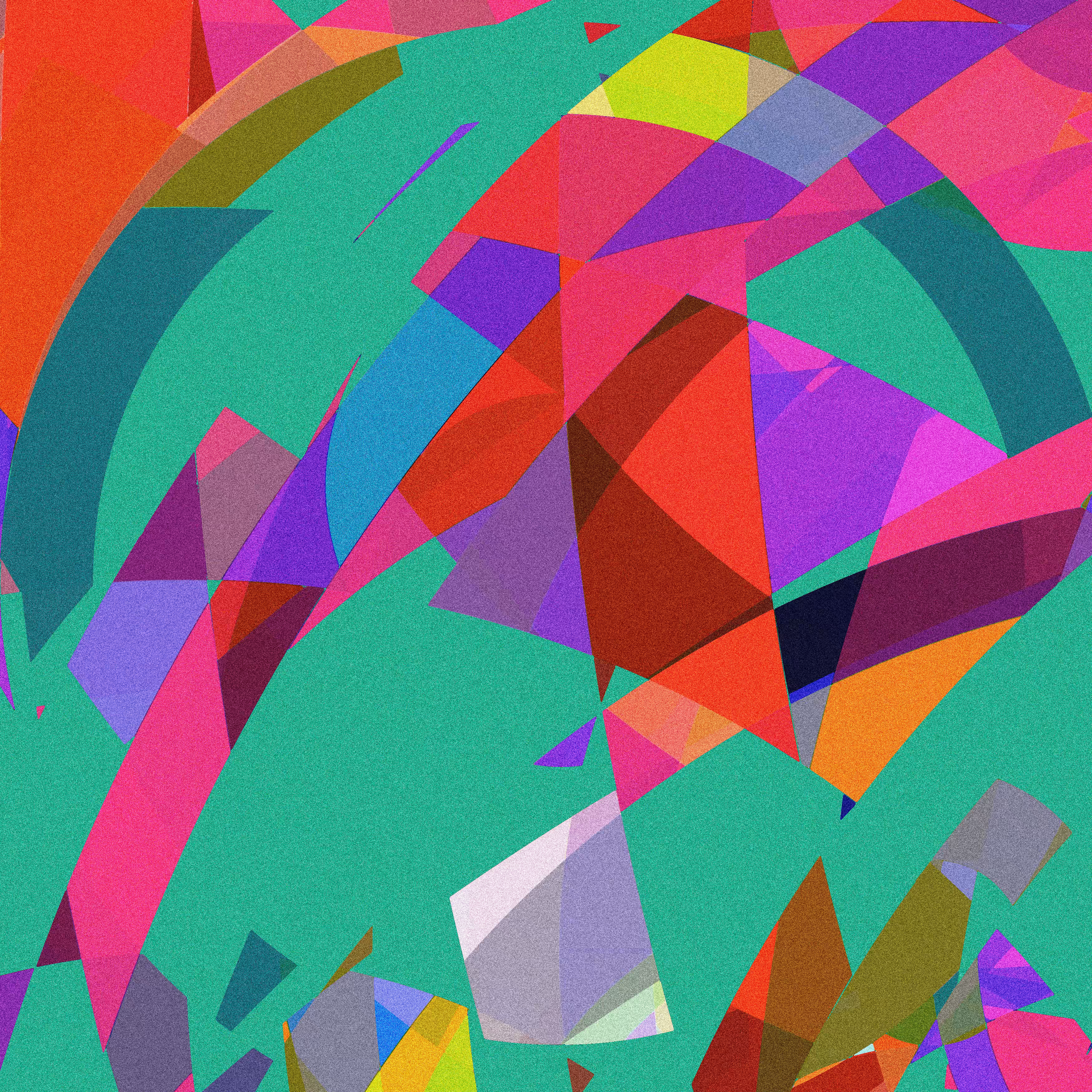 The four seasons in polycircle space: Winter - detail ii