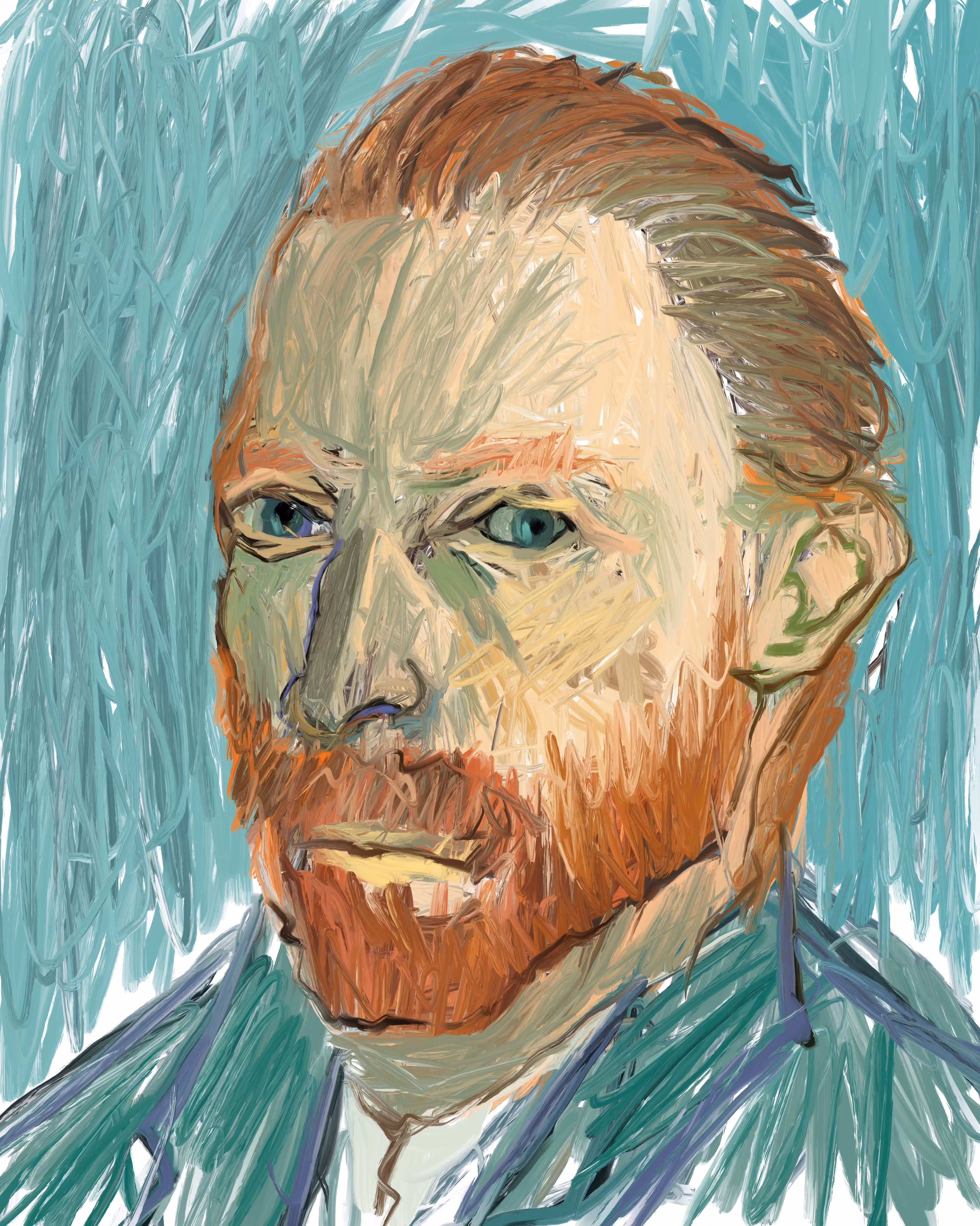 Van Gogh's Self-Portrait Study