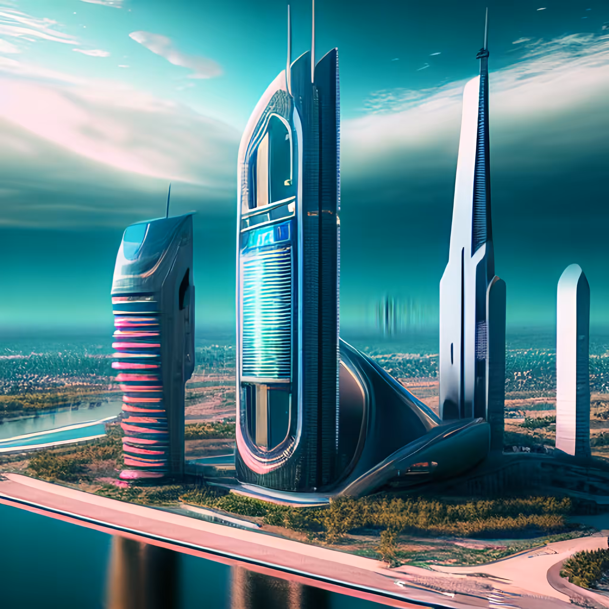 FUTURISTIC CITY #88