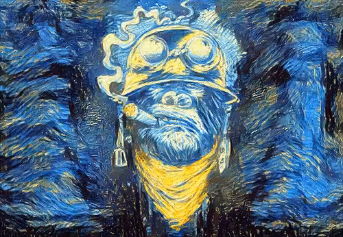Bored Starry Night Club: Bored Starry Night Ape Club #14