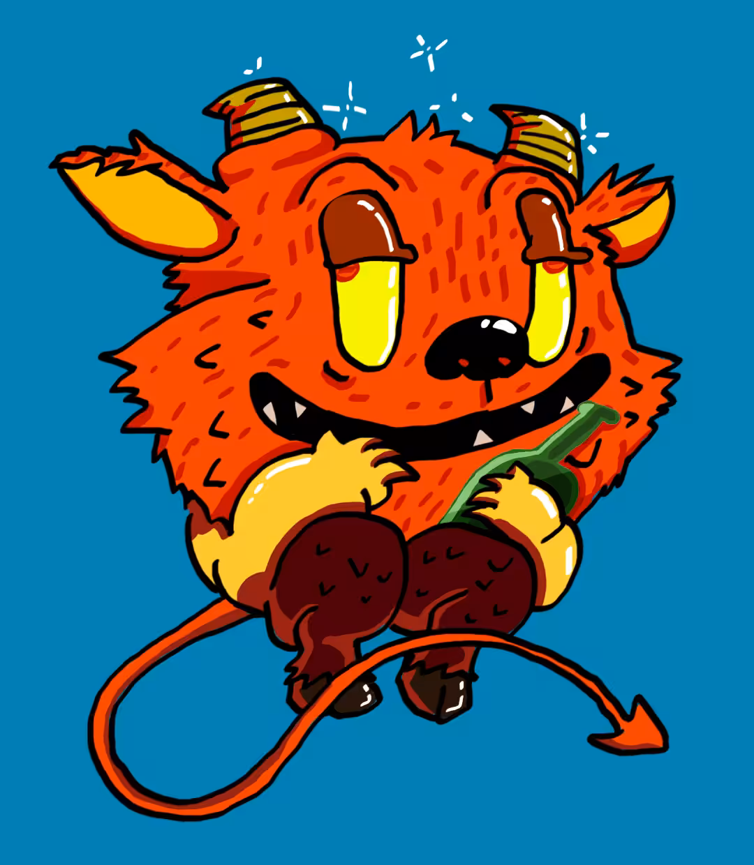 BABY SATAN #5 Drunk Satan