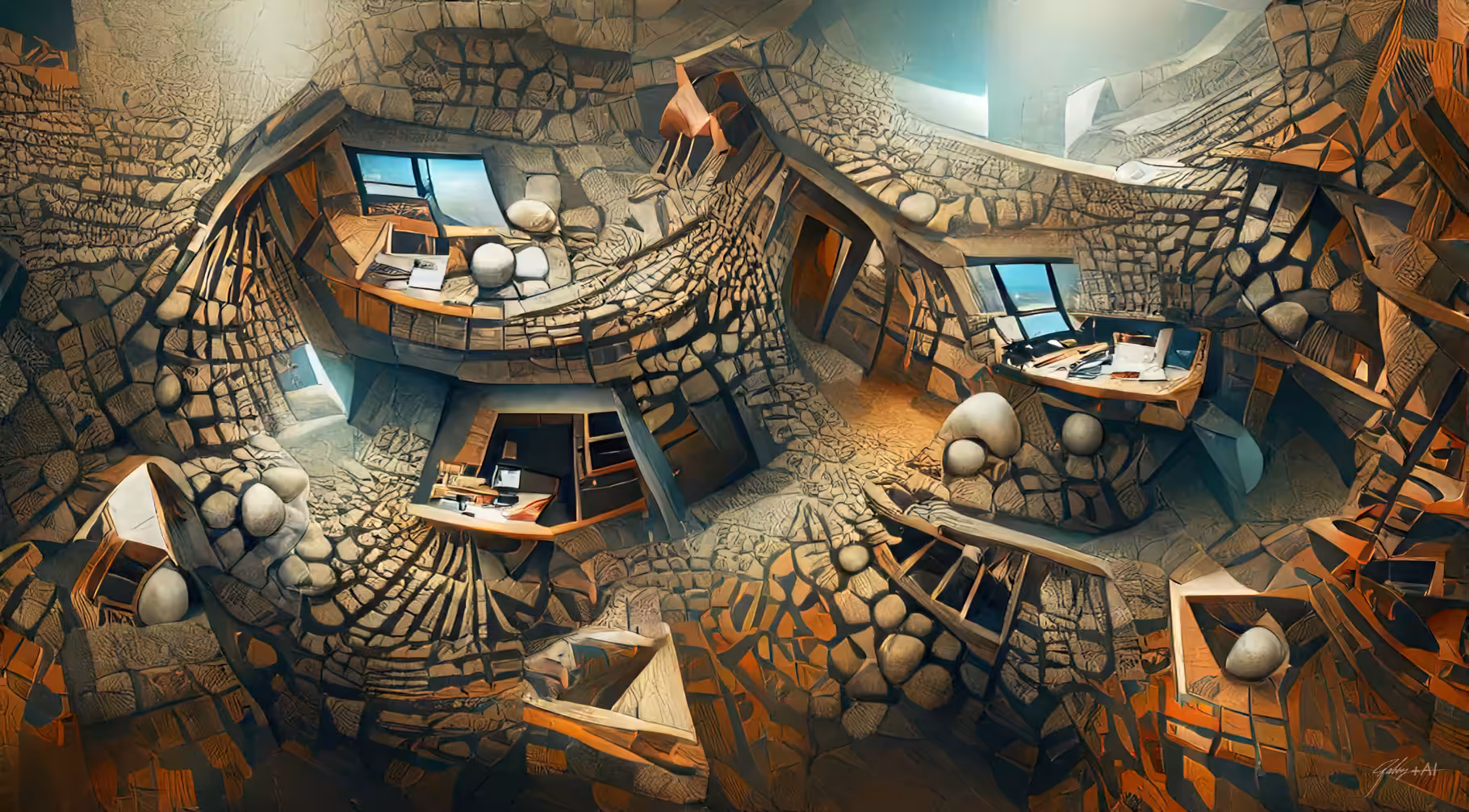A Neolithic office building