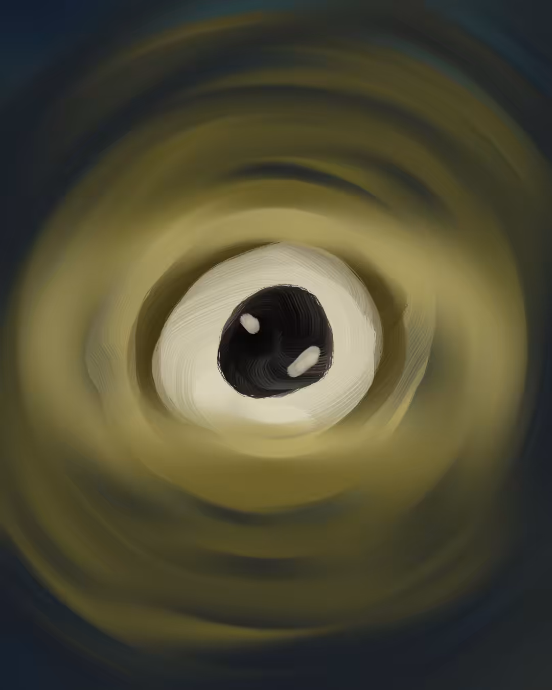 Eye of painting