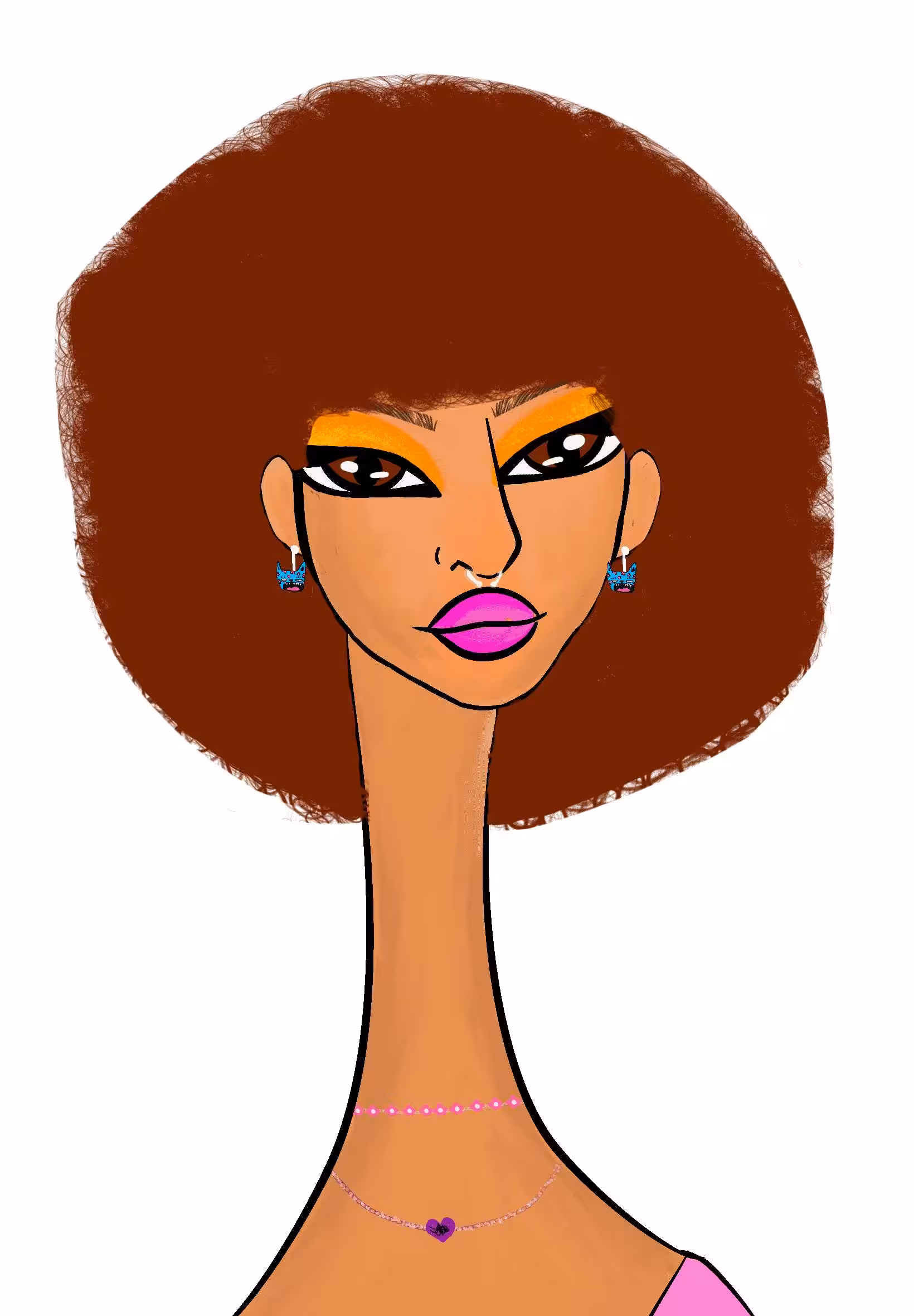 Long Neckie Lady #939