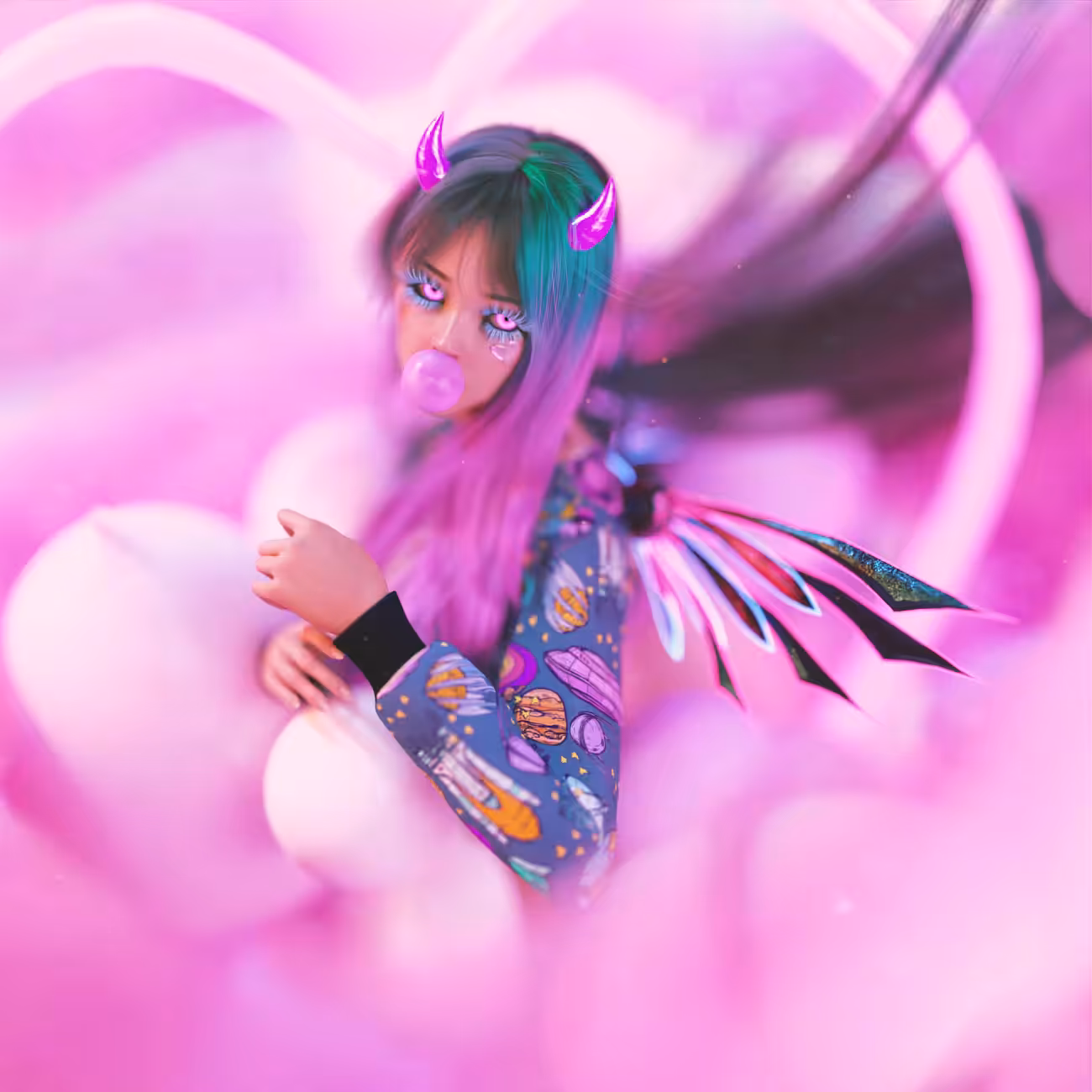 Bubble gum princess