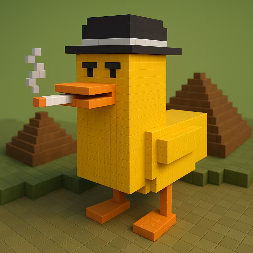 DUDE DUCK GIZA PYRAMIDS 