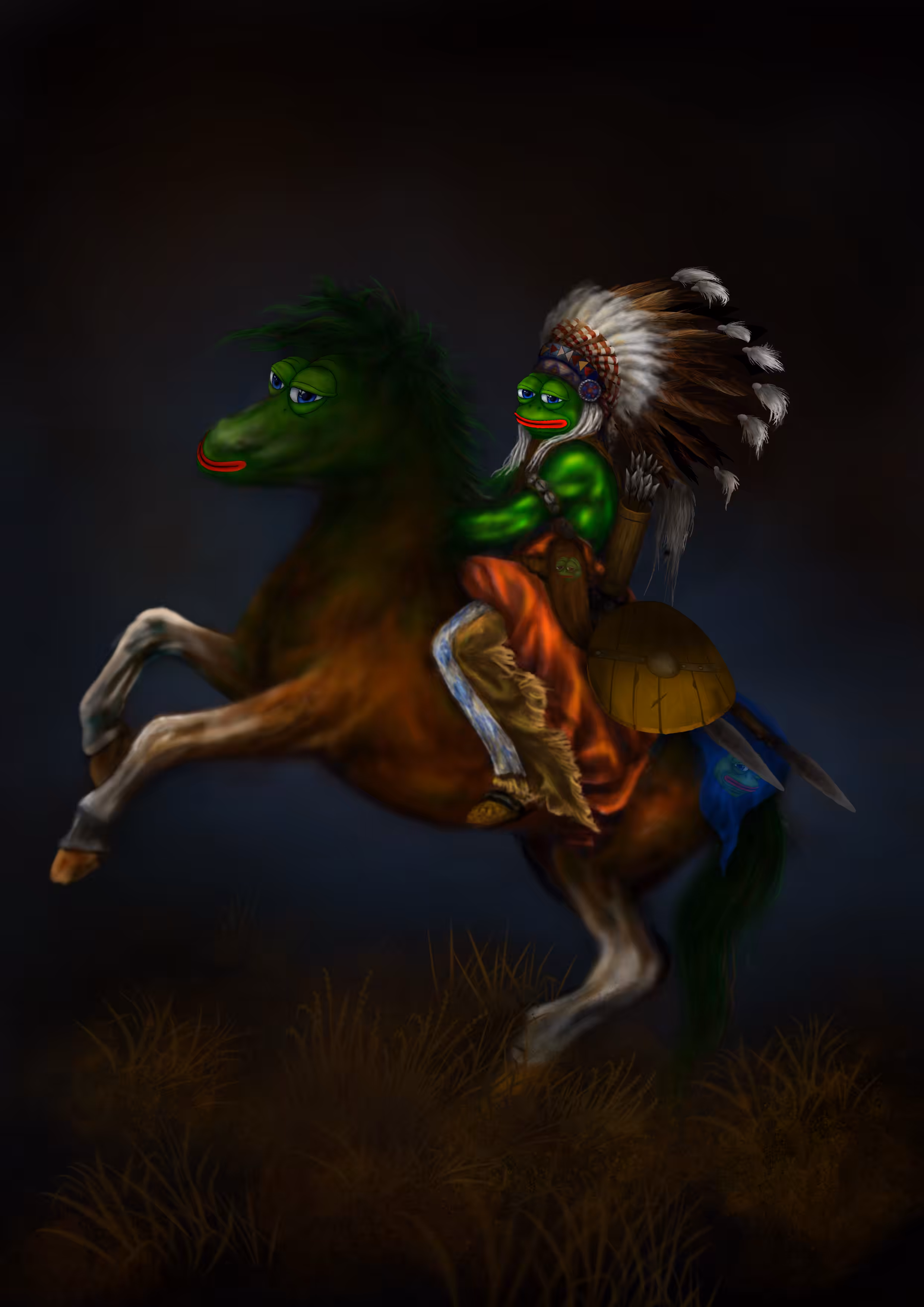 Red Indian Pepe