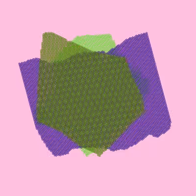 Moiré Mesh Paintings #23