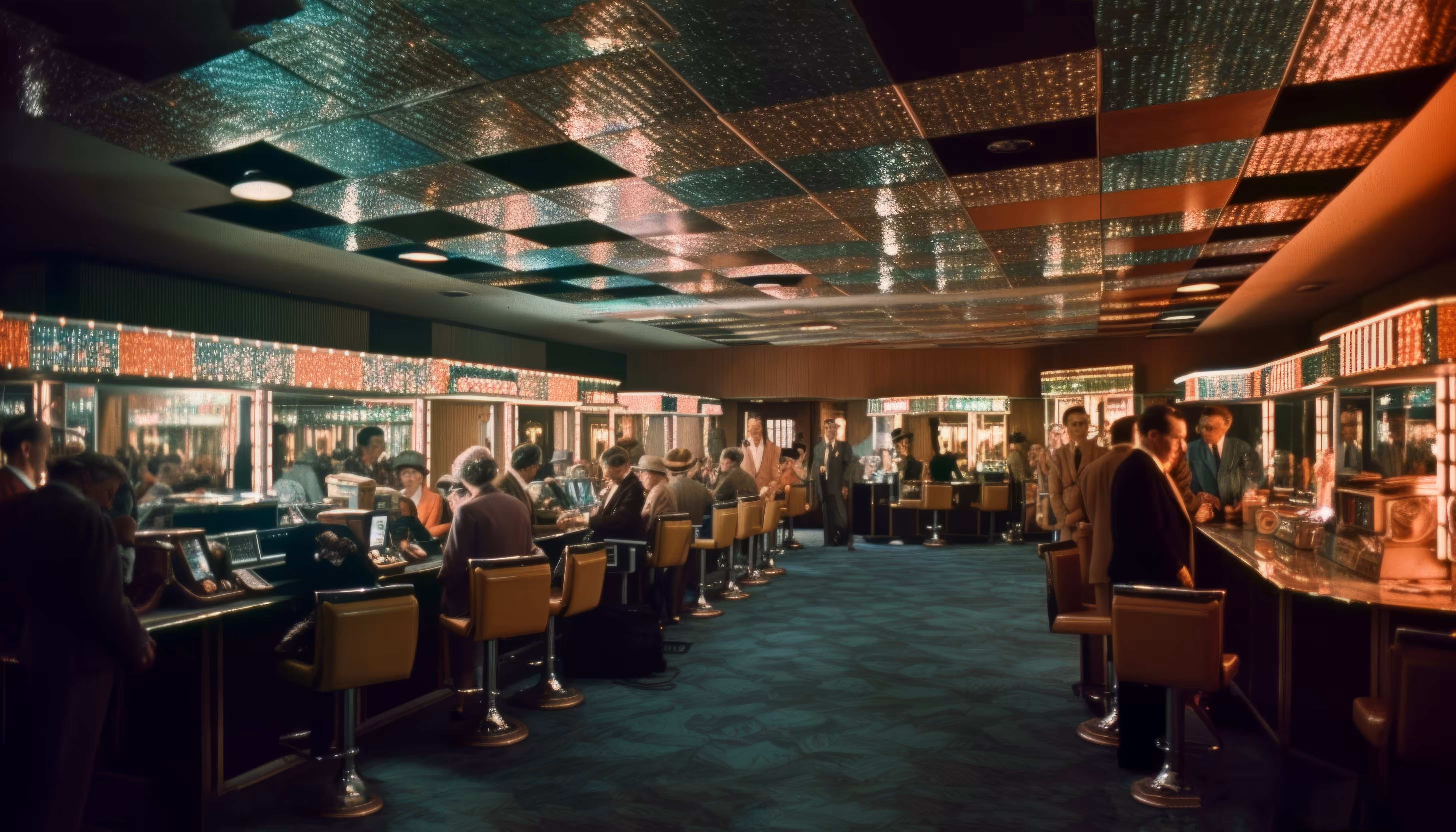 Glittering machines