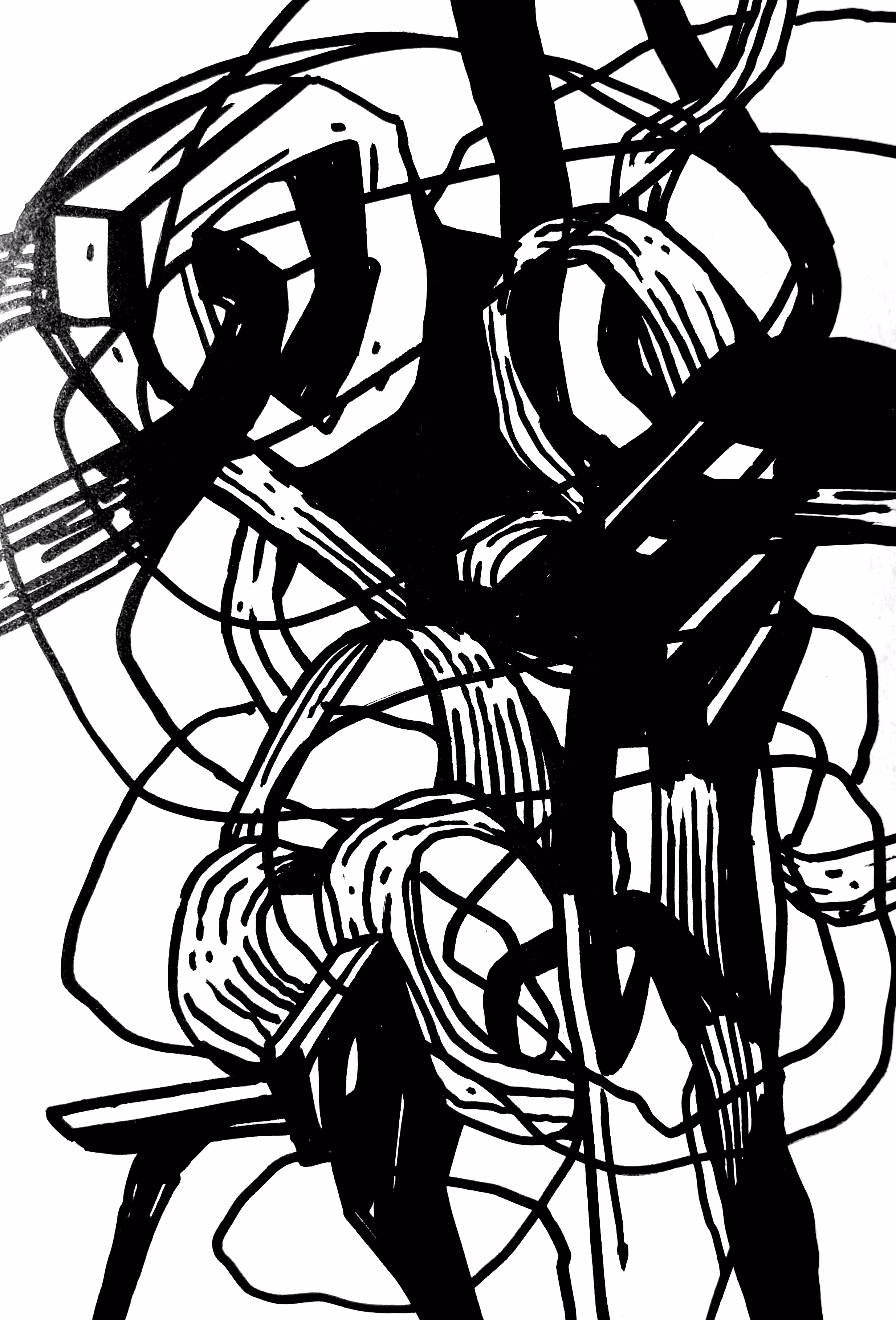 Cyber Abstract: Entangled Matter