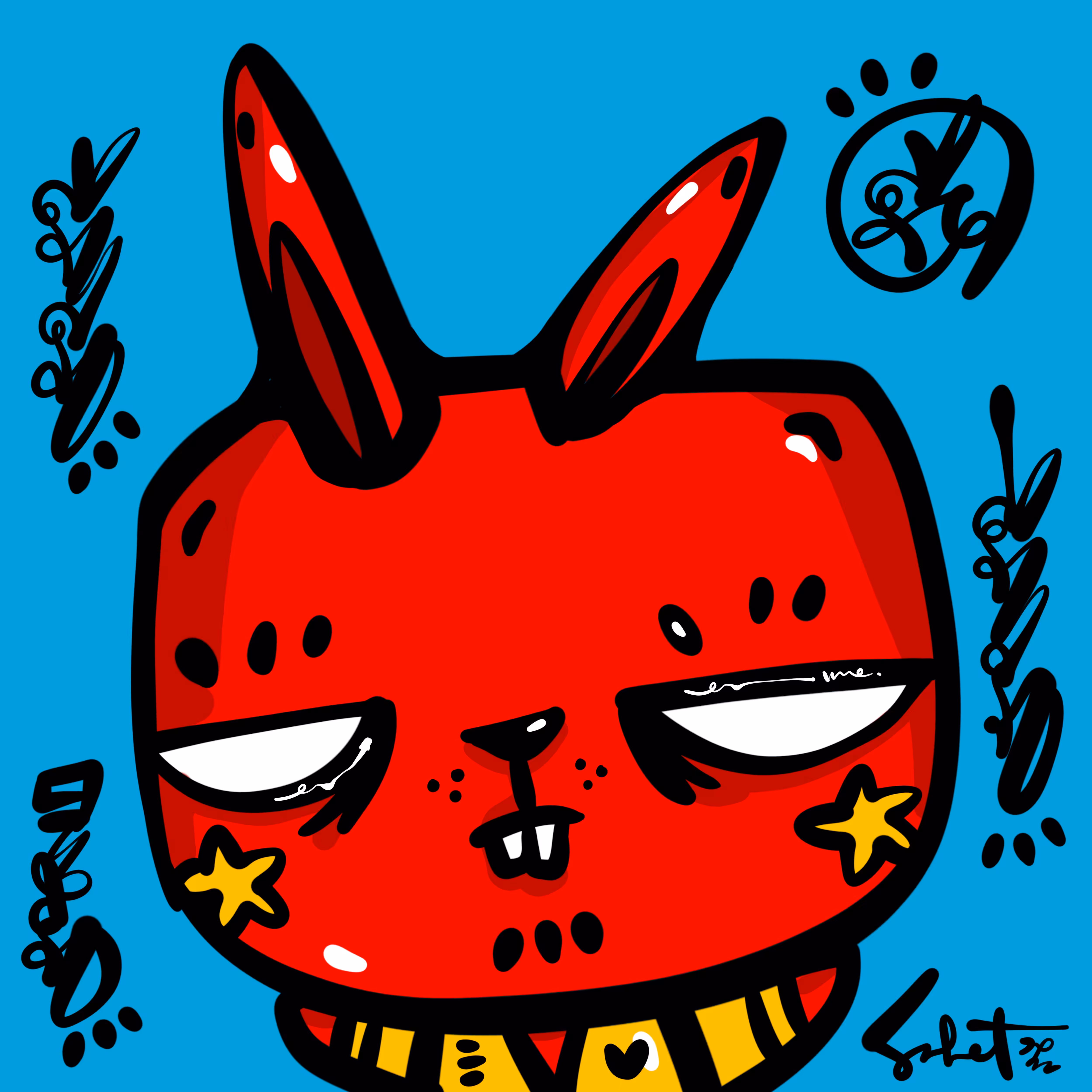 LITTLE RED ALLIGATOR | 057 TKP BAD BUNNY 1/1