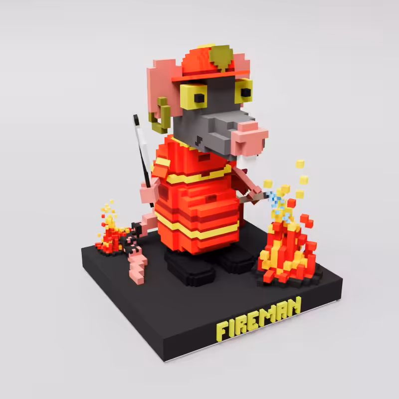 Punk Rat Next Generation 021 Fireman